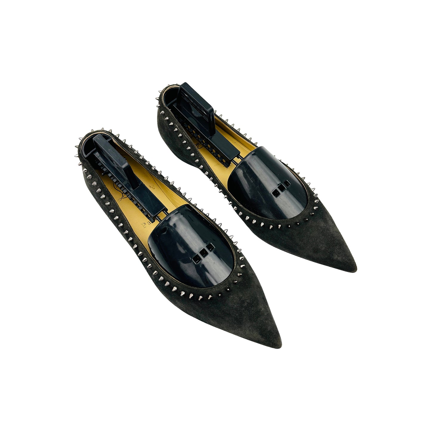 Christian Louboutin Anjalina Spiked Ballet Flats (Size 37)