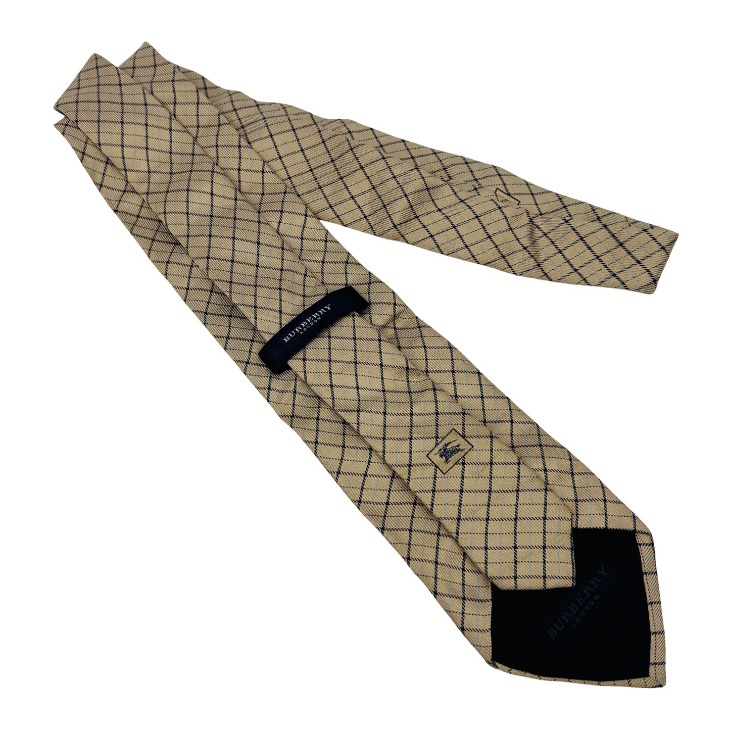 Burberry Beige Silk Tie (Size Regular)