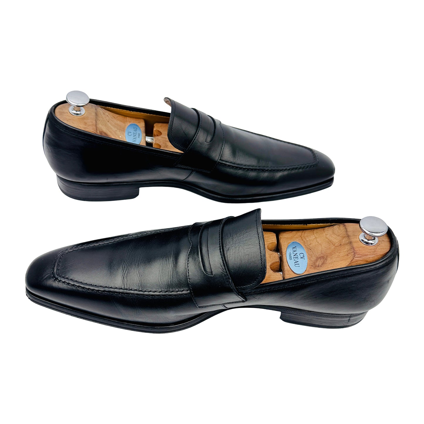 Magnanni Men's Maine Black Loafers (Size 46/46.5) - 15447