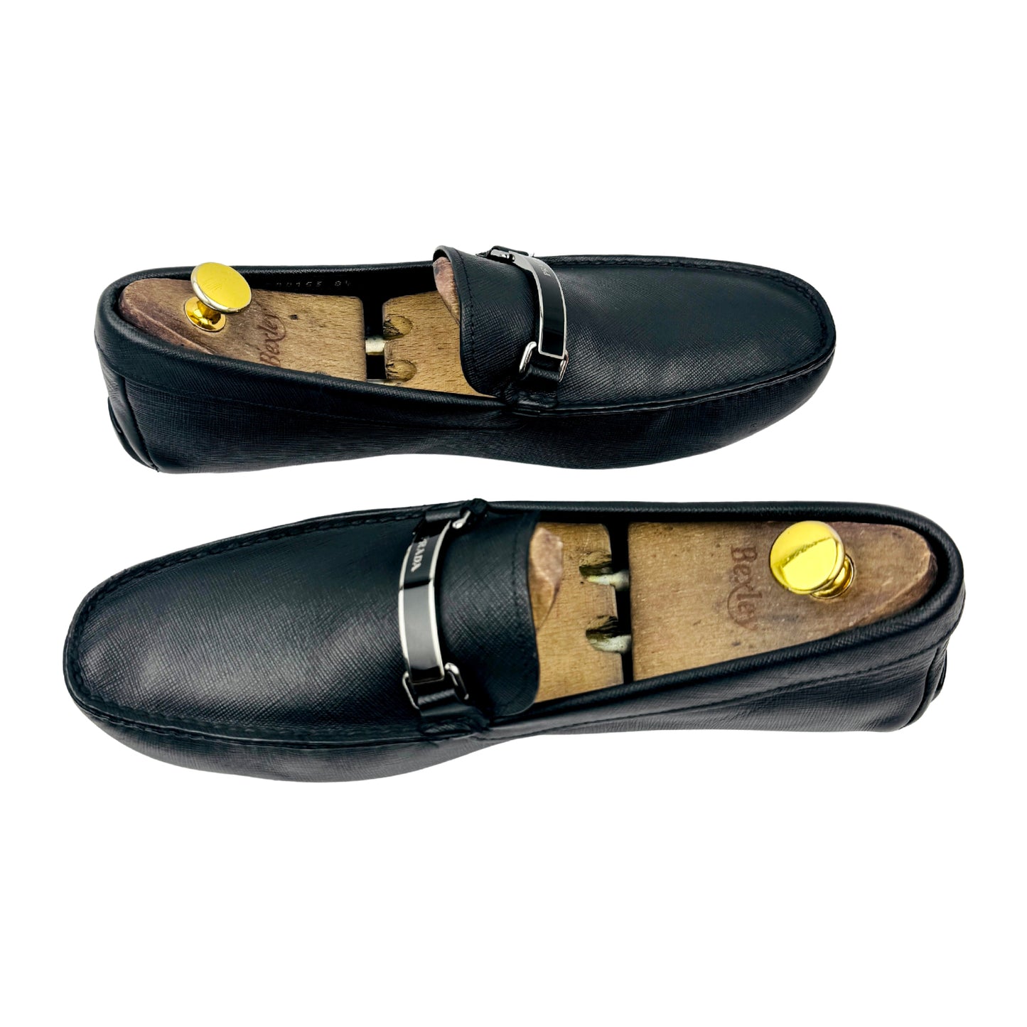 Prada Men’s Saffiano Leather Driving Loafers (Size 42.5)