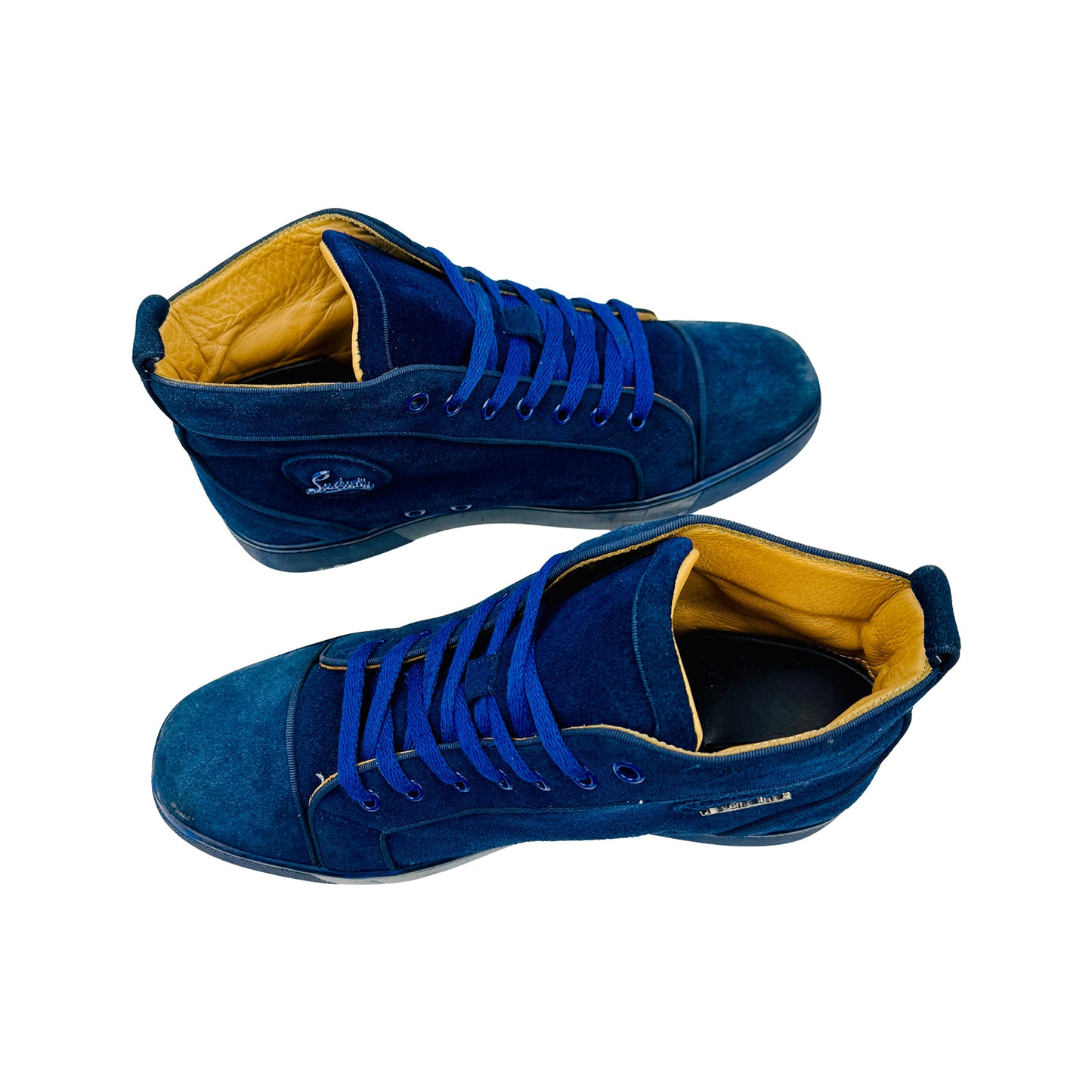 Christian Louboutin Louis Orlato Blue Sneakers (Size 41/41.5)