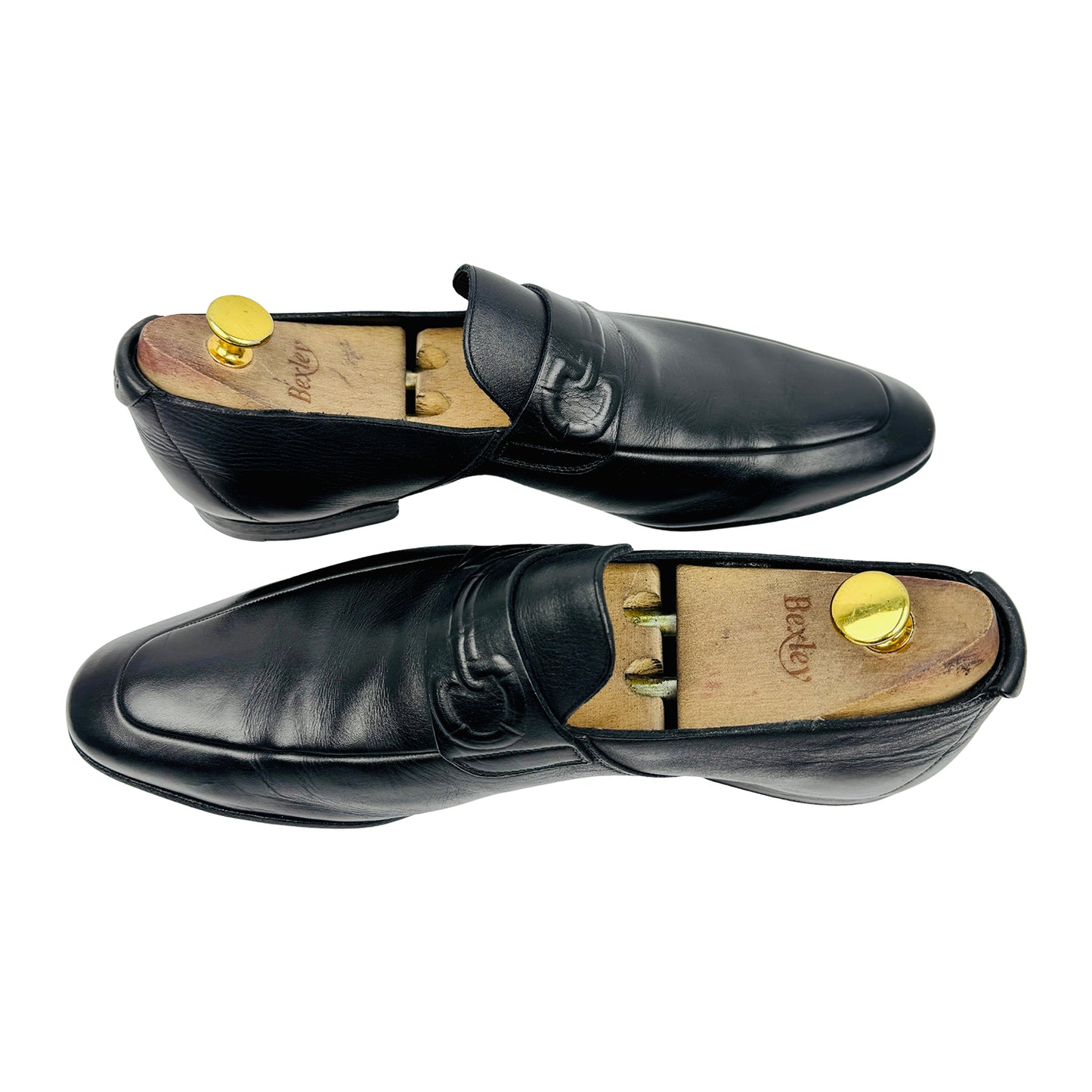 Gucci Men's Black Leather Italian Loafers (Size 43)