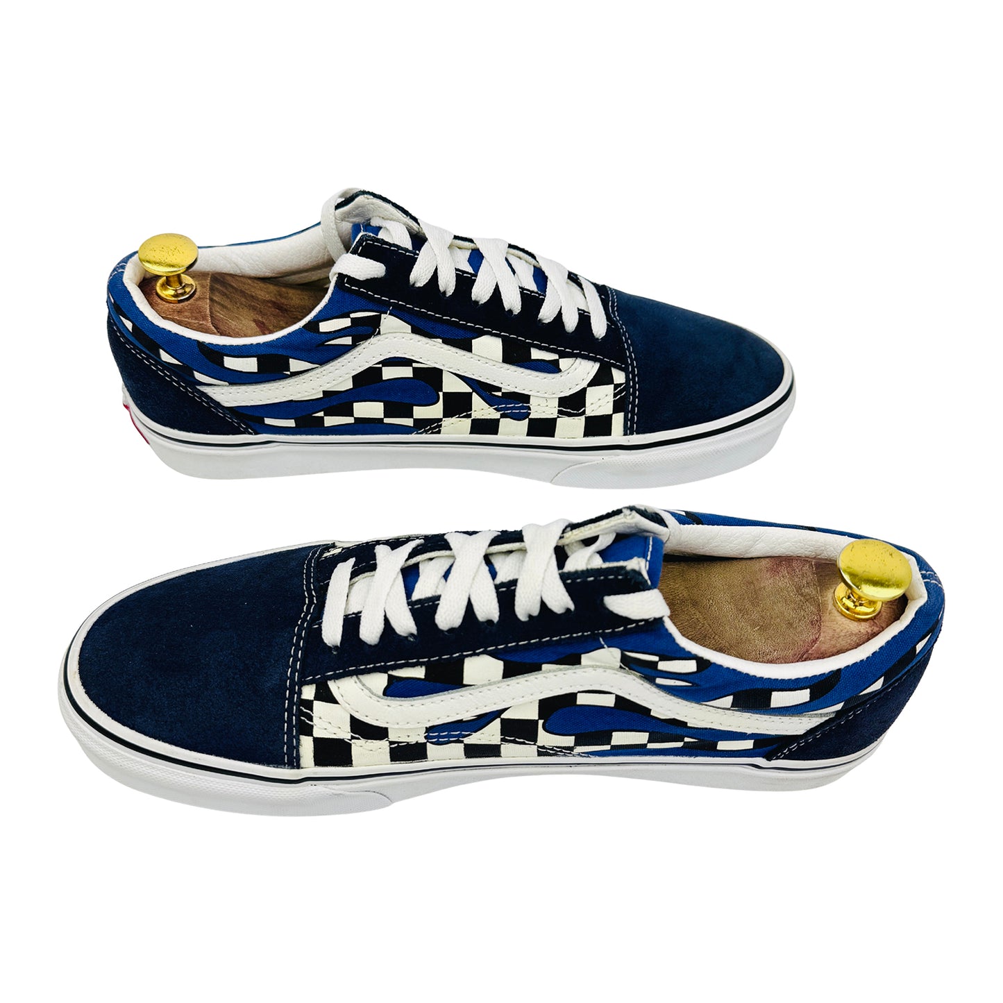 Vans Old Skool Blue Suede Sneakers (Size 42.5) - 500714