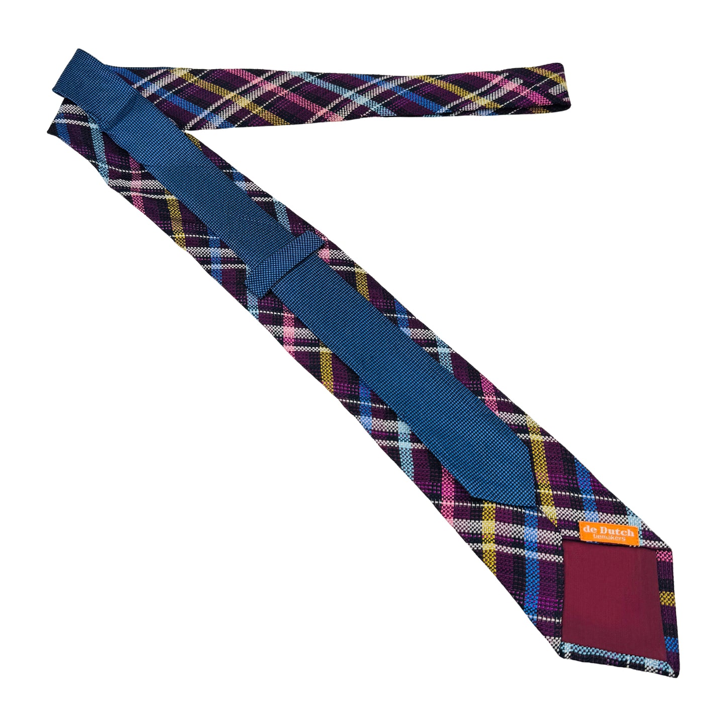 De Dutch Multicolor 'Plaid' Tie (Size Regular)