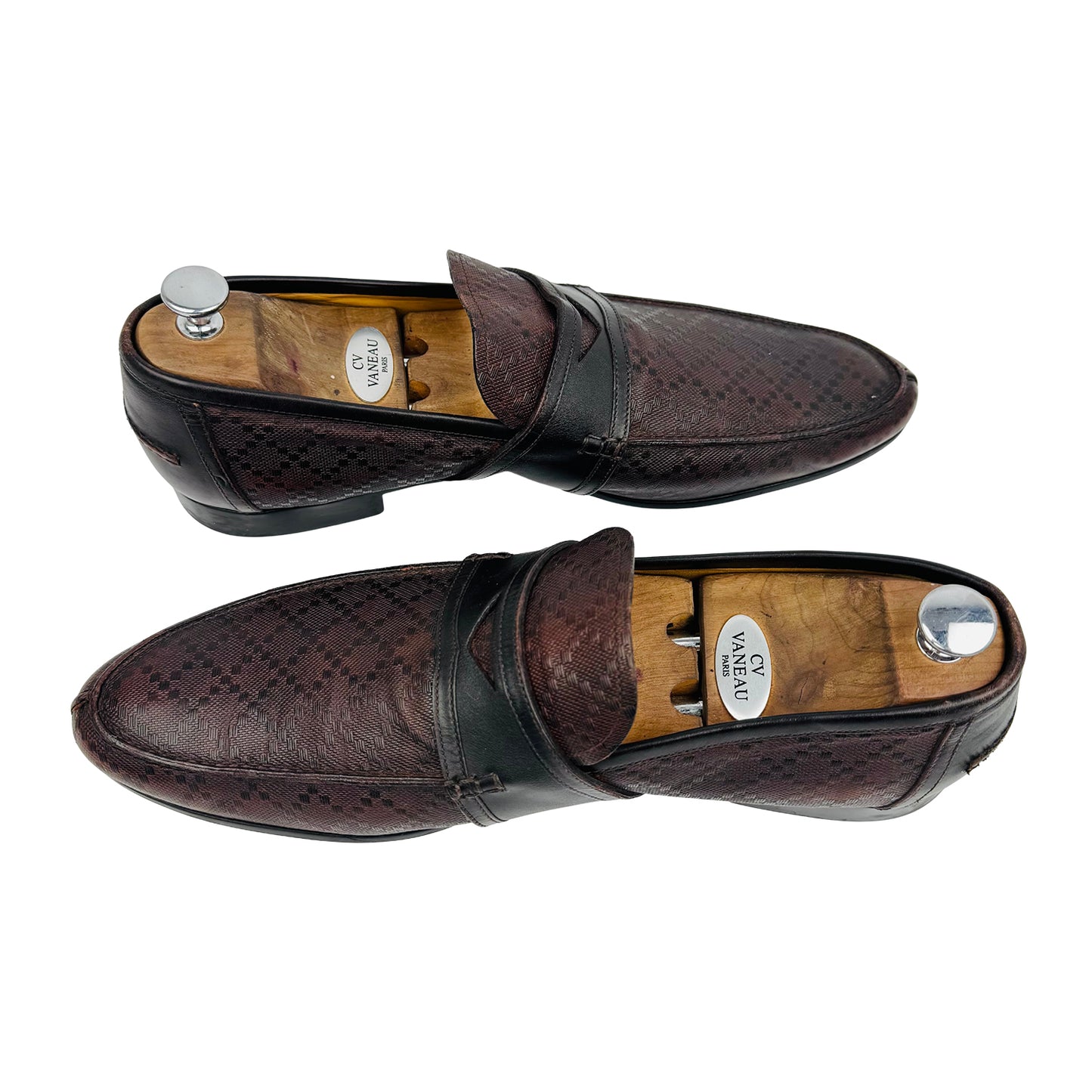 Gucci Diamante GG Canvas Loafers (Size 44.5/45) - 245583