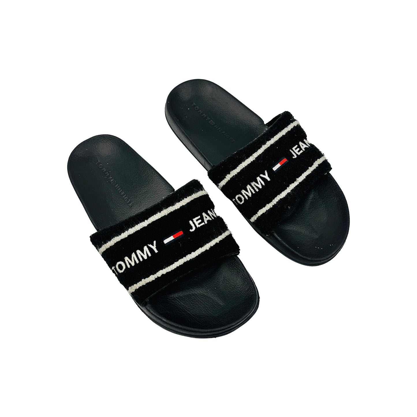 Tommy Jeans Men's Pool Black Slides (Size 41/42)