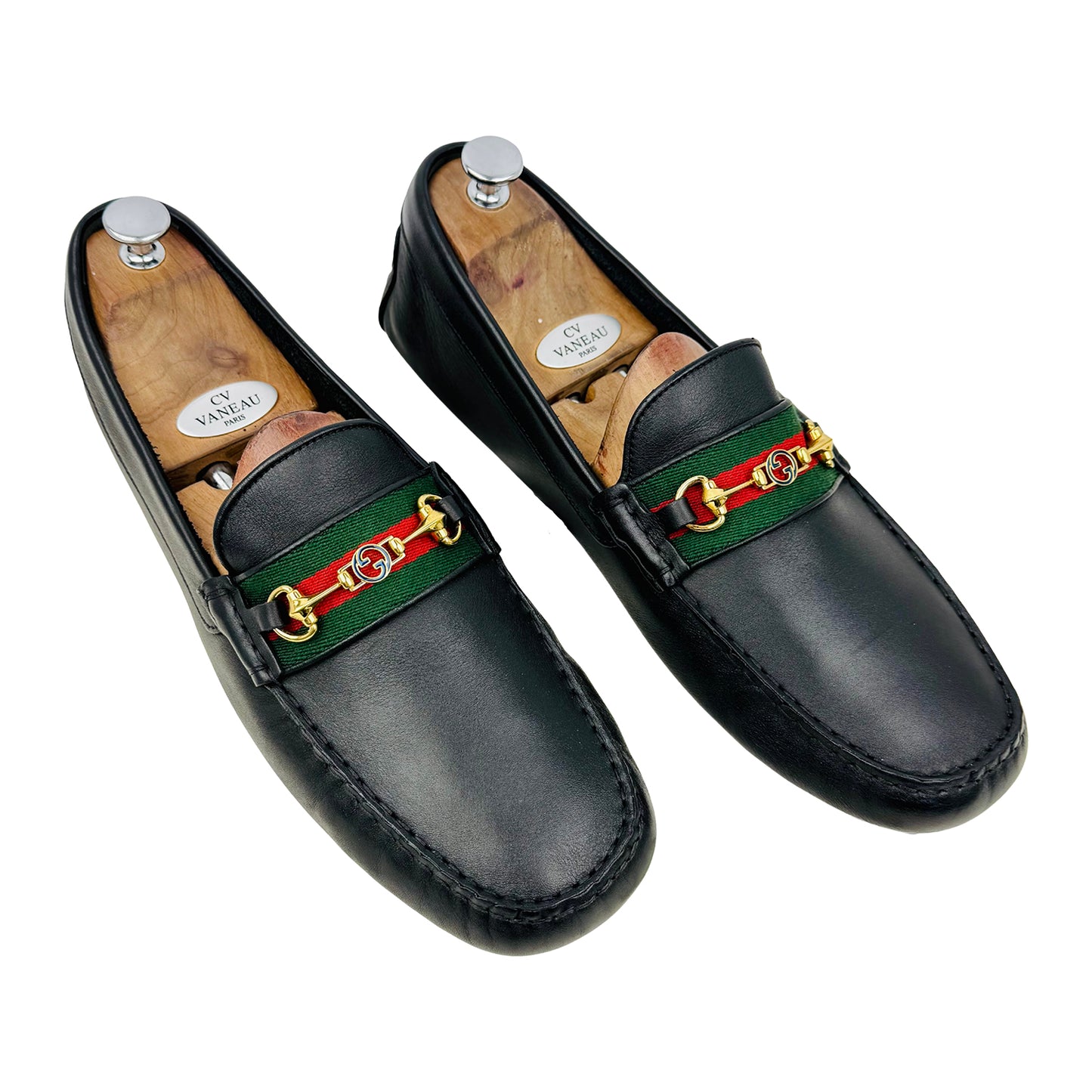 Gucci Men's Ayrton Black Loafers (Size 46) - 624698 04Z