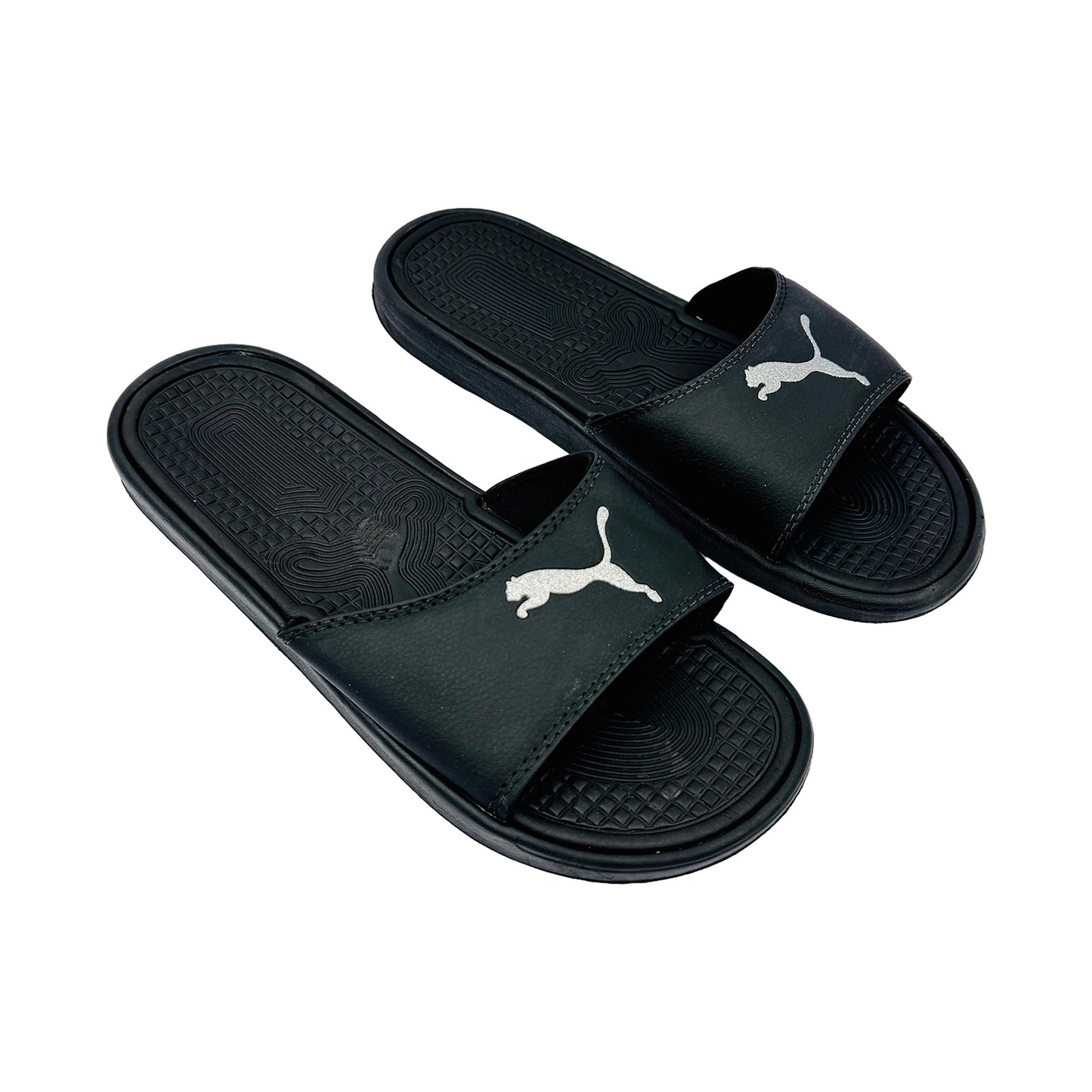 Right Side image of Puma Cat Sport Glitter Slippers (Size 43/43.5) - 371017_01