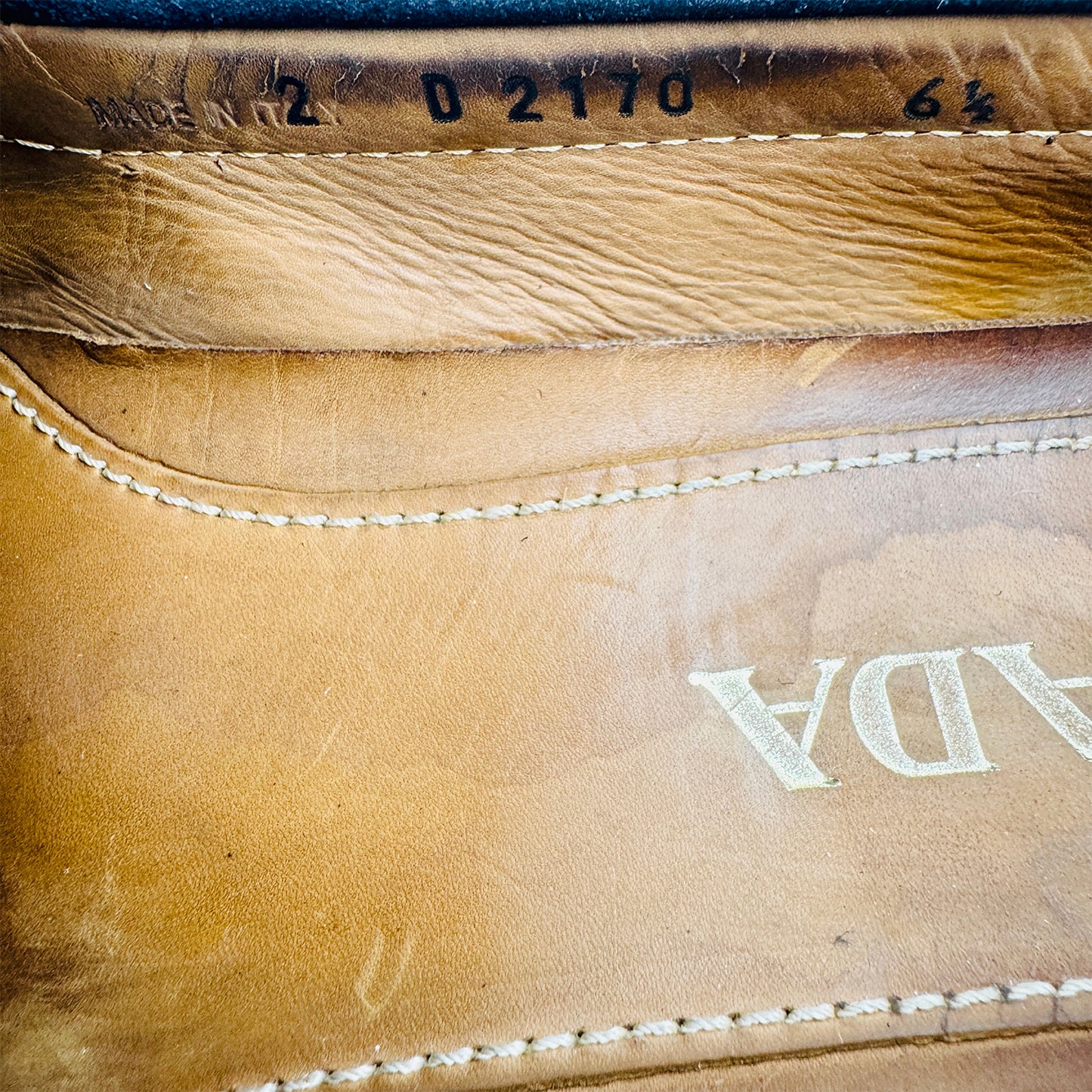 Prada Men's Black Suede Loafers (Size 42) - 2D2170