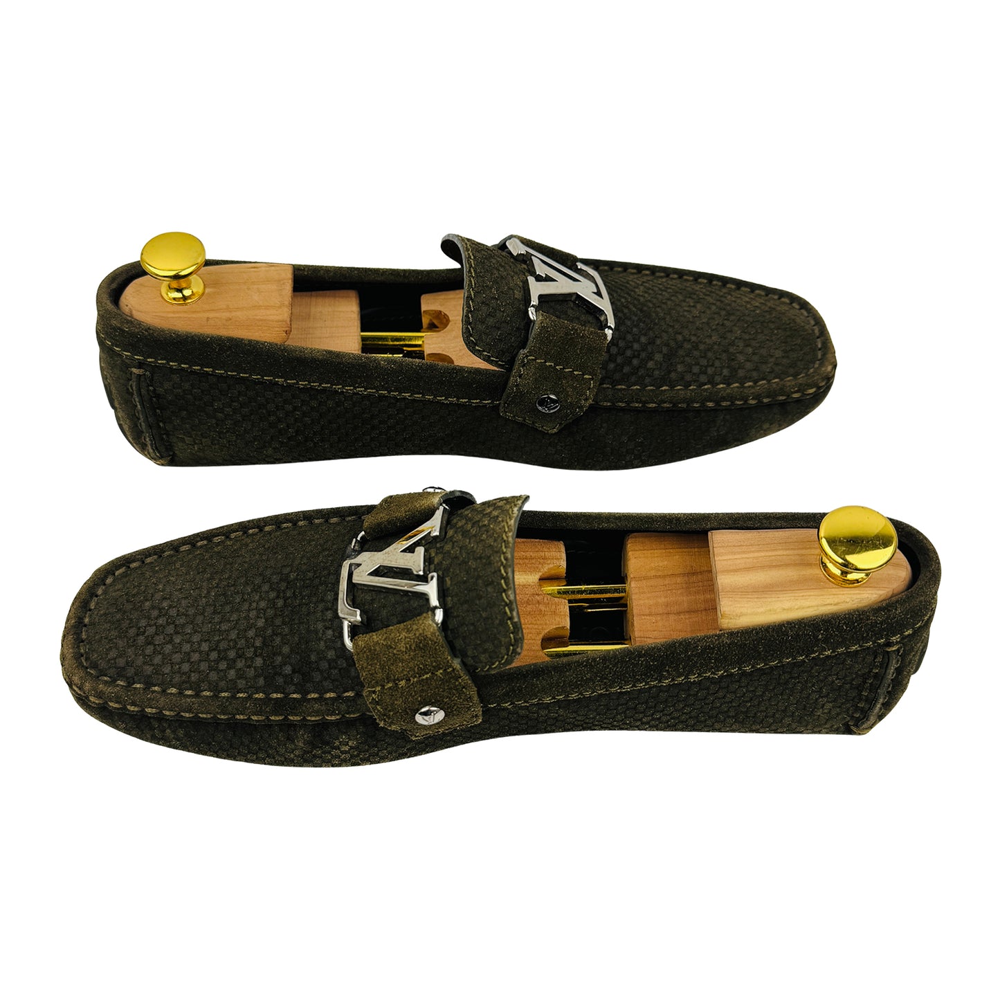 Louis Vuitton Monte Carlo 'Olive Green' Loafers (Size 42/42.5)
