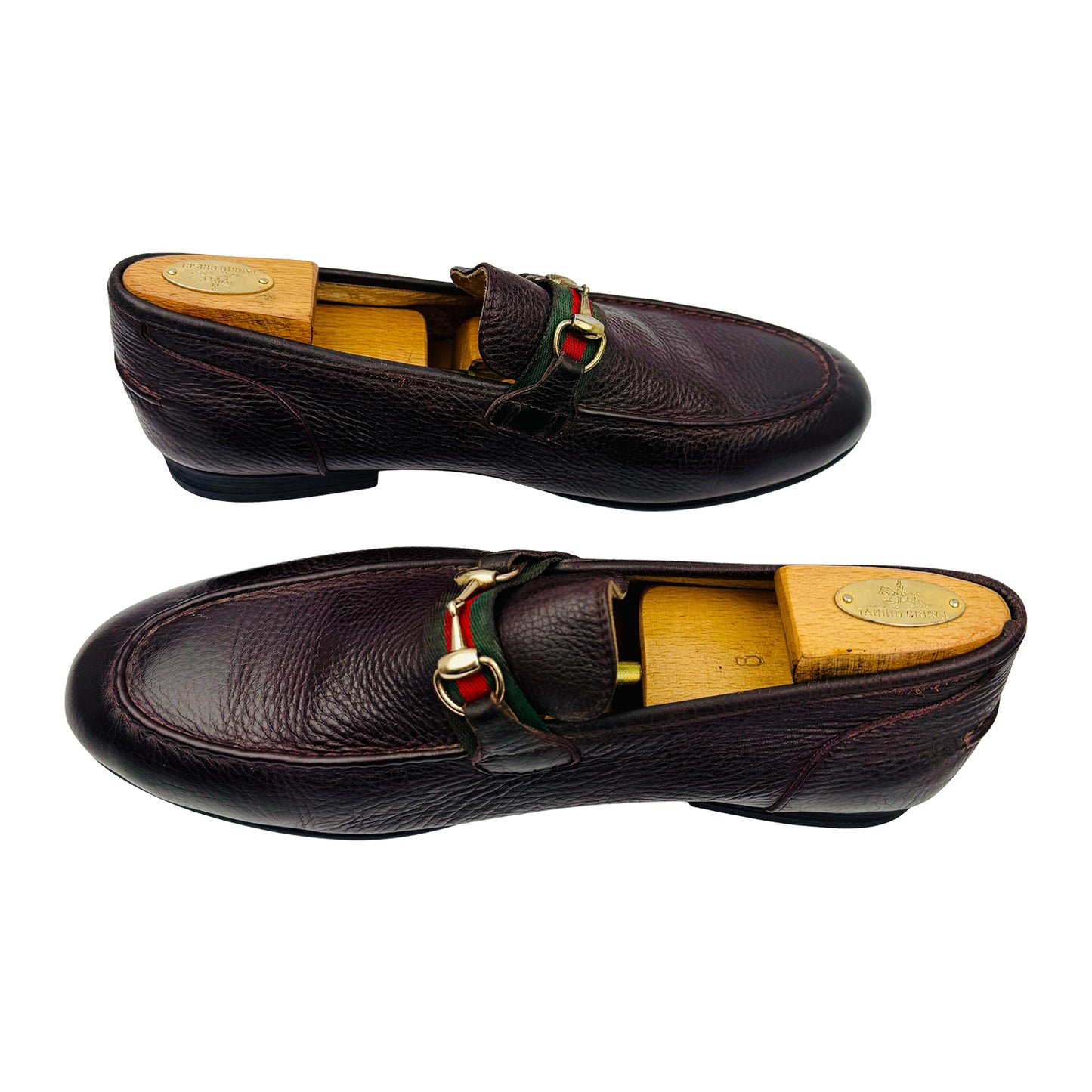 Gucci Men's Horsebit 1953 Brown Leather Loafers (Size 44)