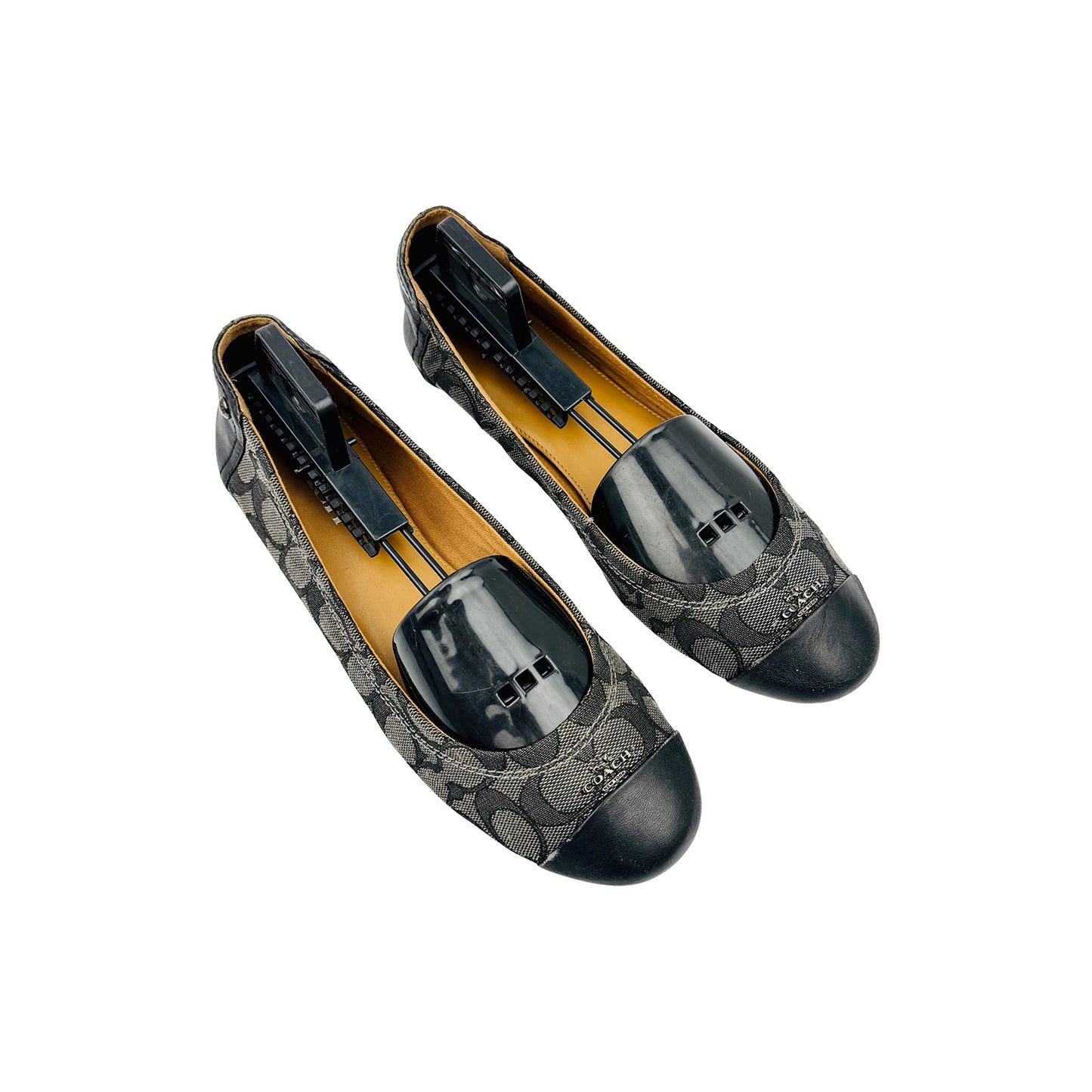 Coach Women's Chelsea Black Ballet Flats (Size 38)