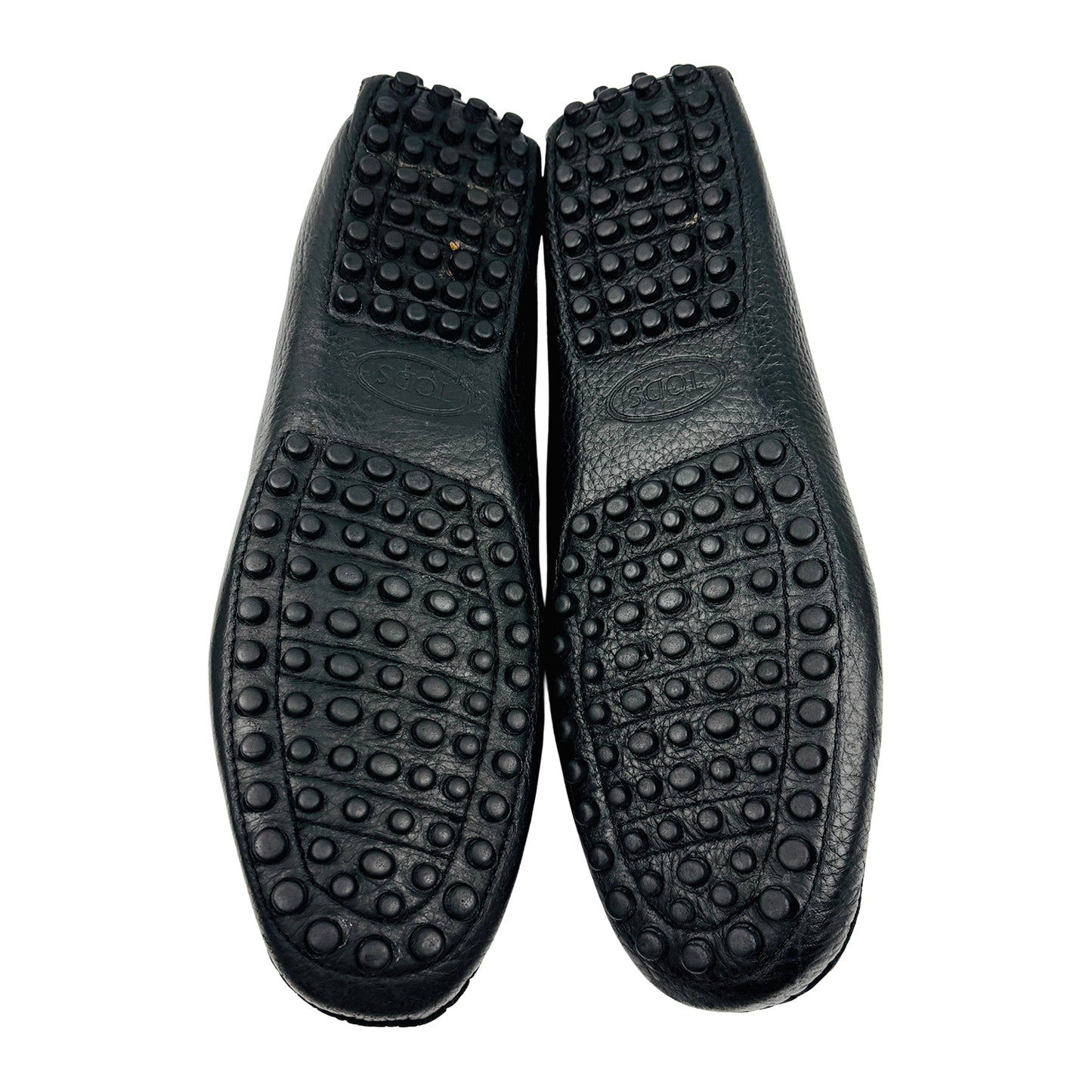 Tod's Gommino Black Leather Driving Loafers (Size 43)