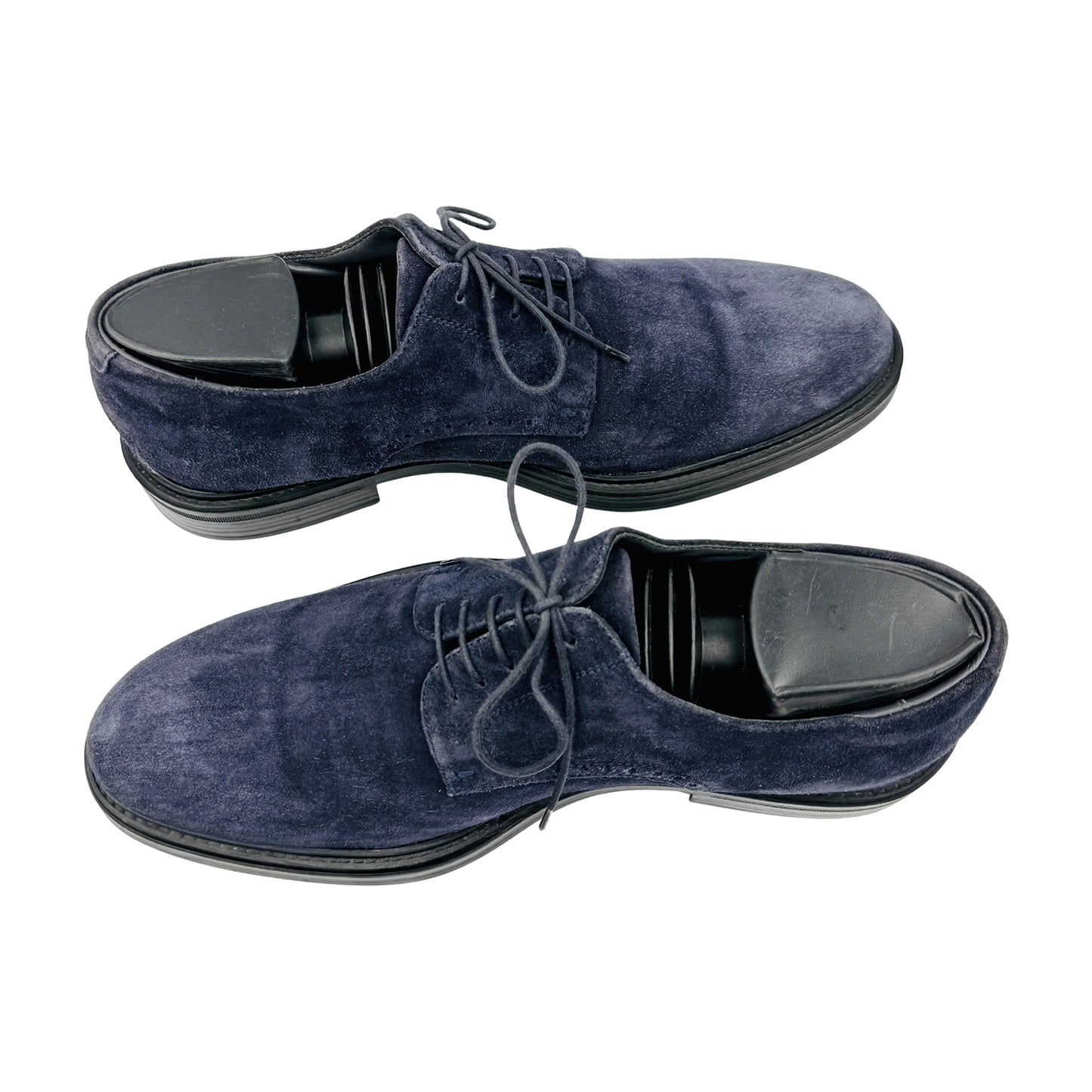 Hugo Boss Men's Navy Blue Derby Shoes (Size 41)