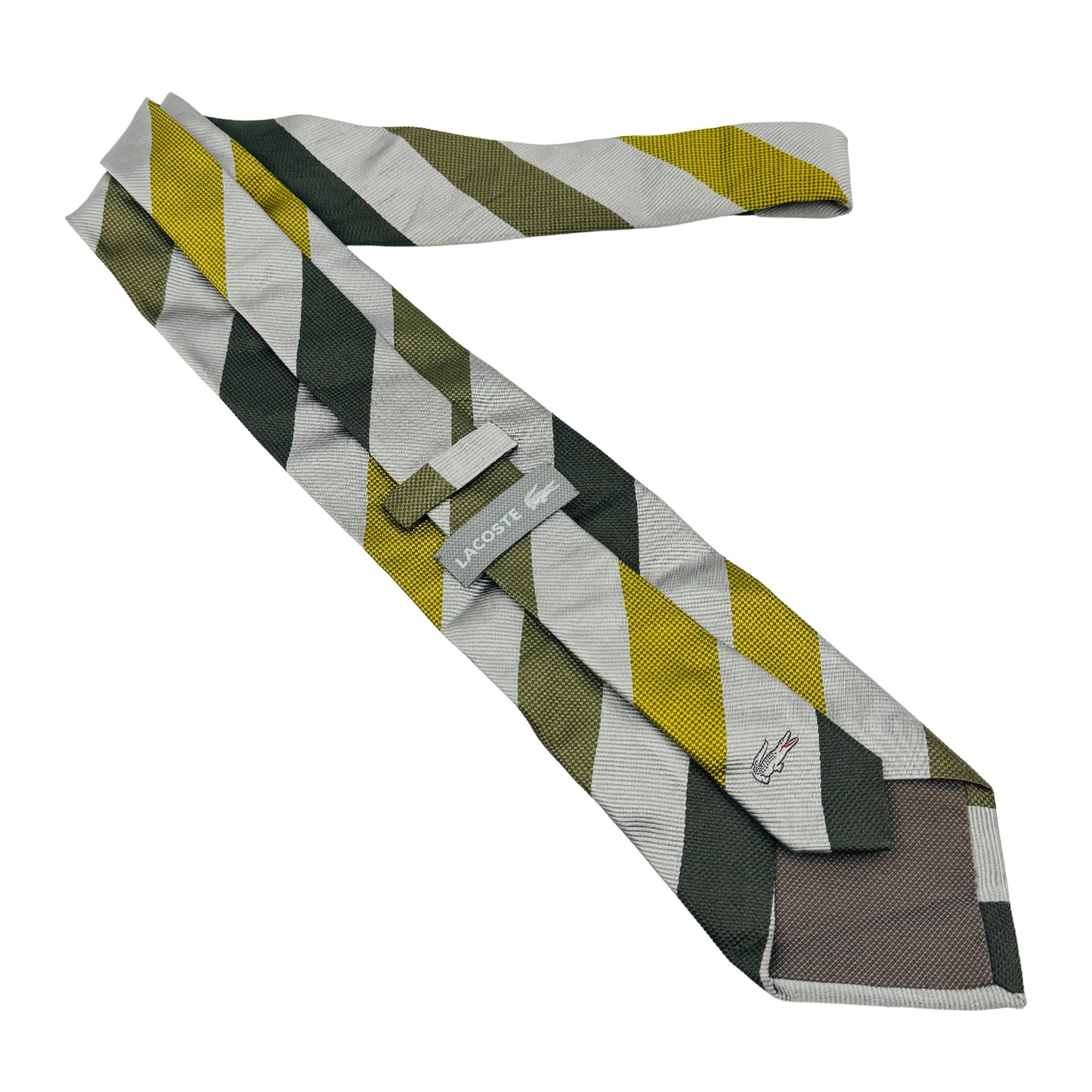 Lacoste Multicolor 'Striped Pattern' Tie (Size Regular)