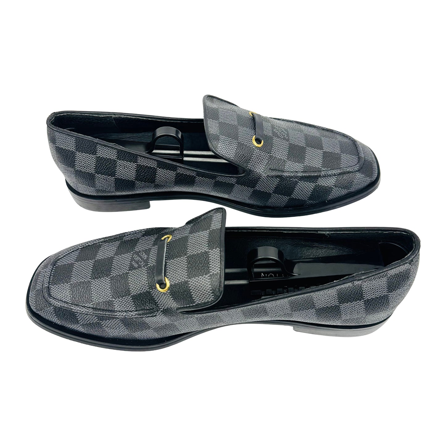 Louis Vuitton Major Damier Graphite Loafers (Size 42)