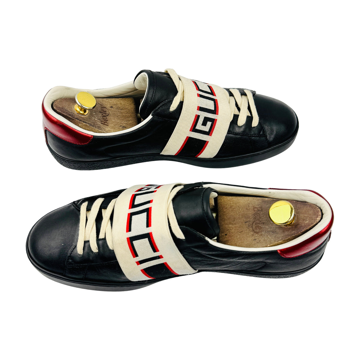 Gucci Ace Stripe Low-Top Sneakers (Size 43) - 523469 0FIV0 1076