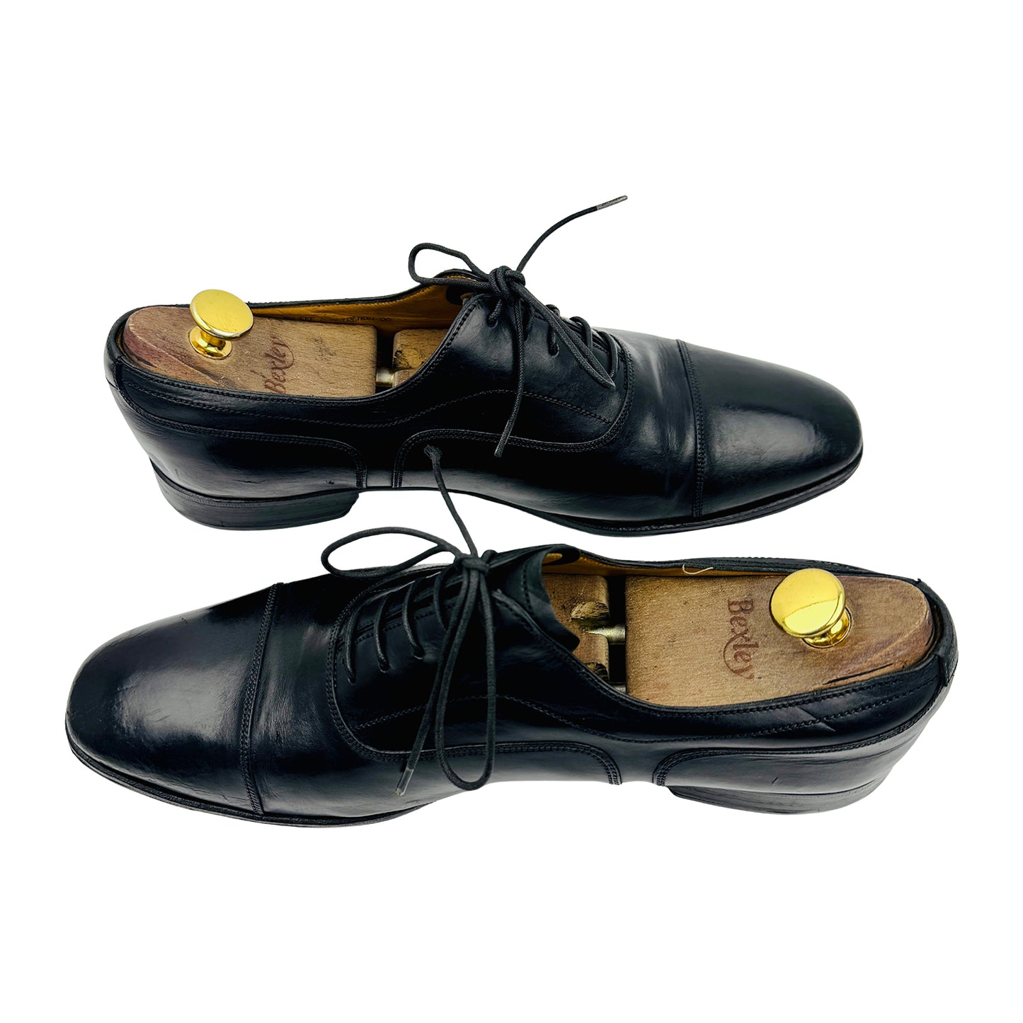 Bally Men's Black Leather Oxford Shoes (Size 42.5)