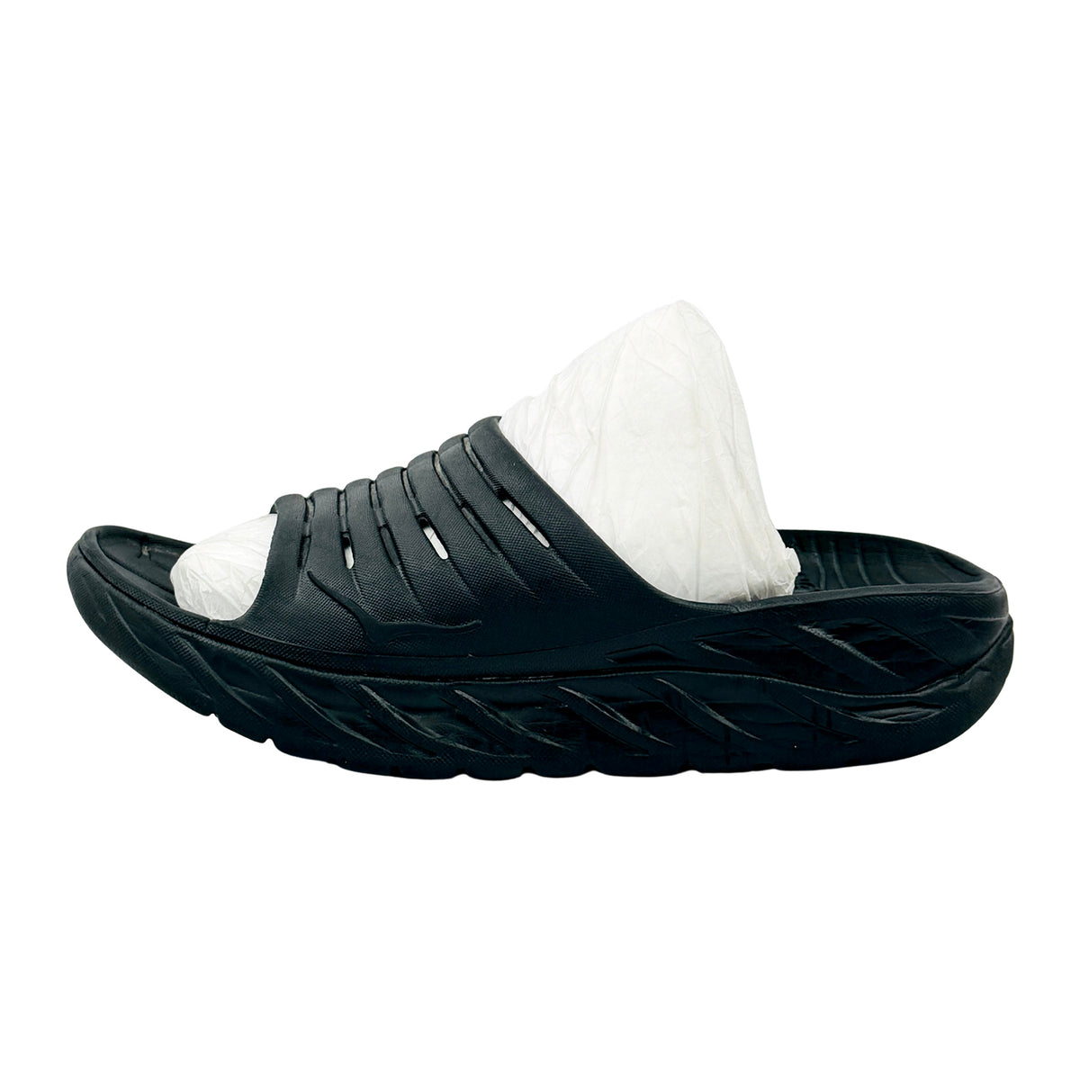 Hoka ORA Recovery Black Slides (Size 38/39) - 1099673-BBLC