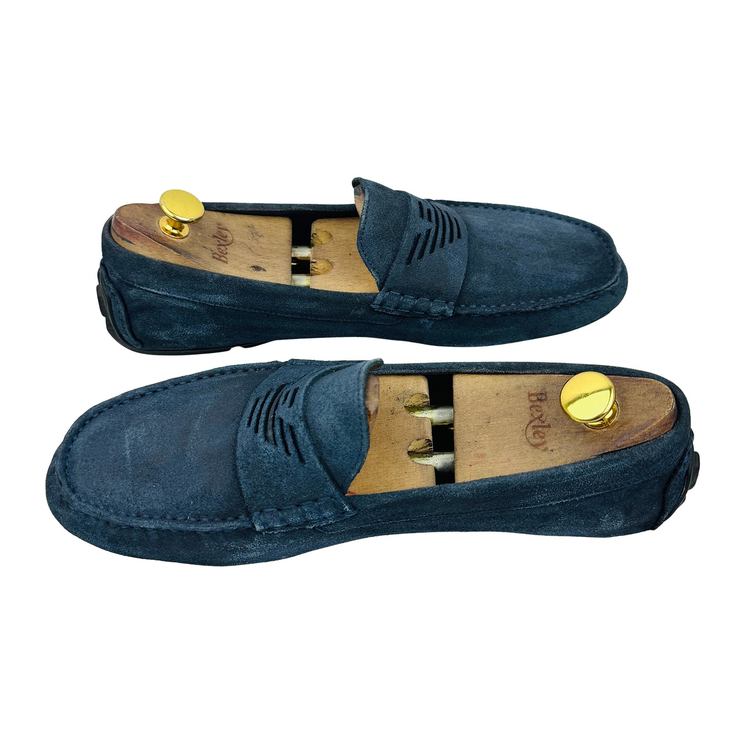 Emporio Armani Navy Blue Loafers (Size 43) - X4B113 XF188