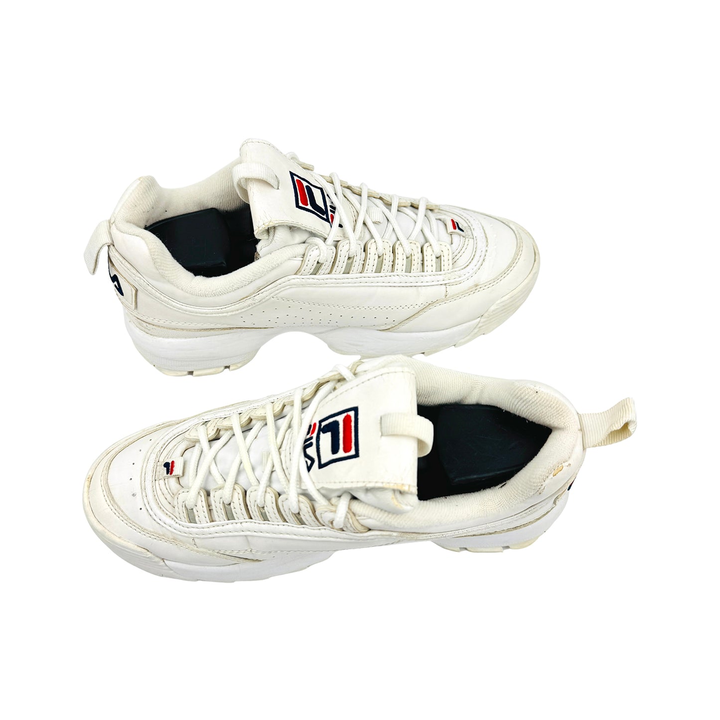 FILA Disruptor II White Shoes (Size 41) - FW01655-111