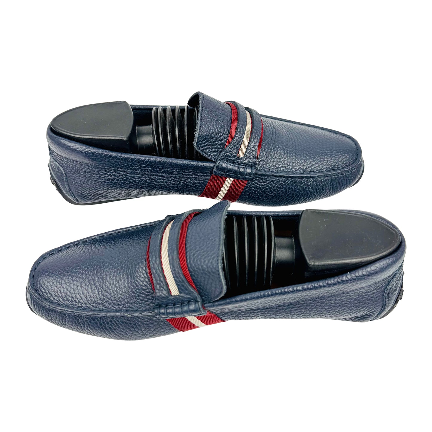Bally Pietro Navy Leather Loafers (Size 41/41.5) - PIETRO-U