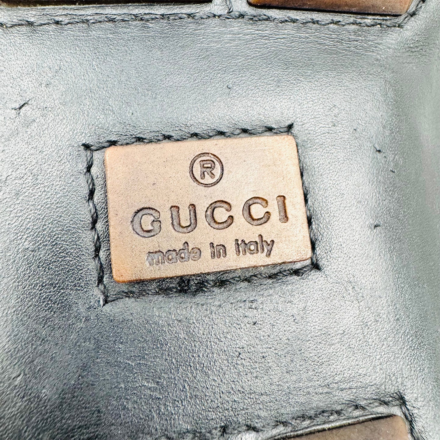 Gucci Bamboo Black Leather Loafer (Size 43/43.5)