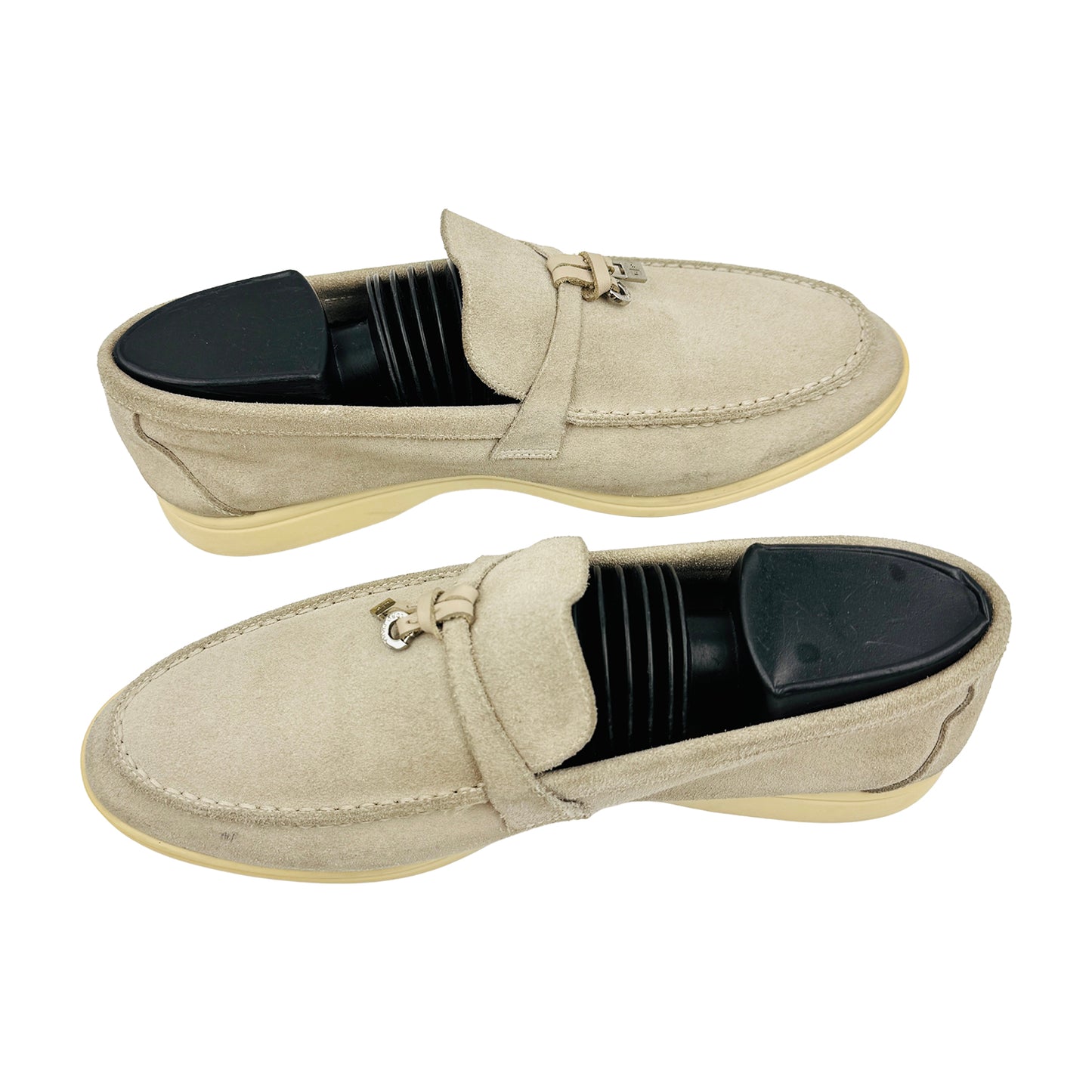 Loro Piana Summer Charms Walk Beige Loafers (Size 41) - I 43182