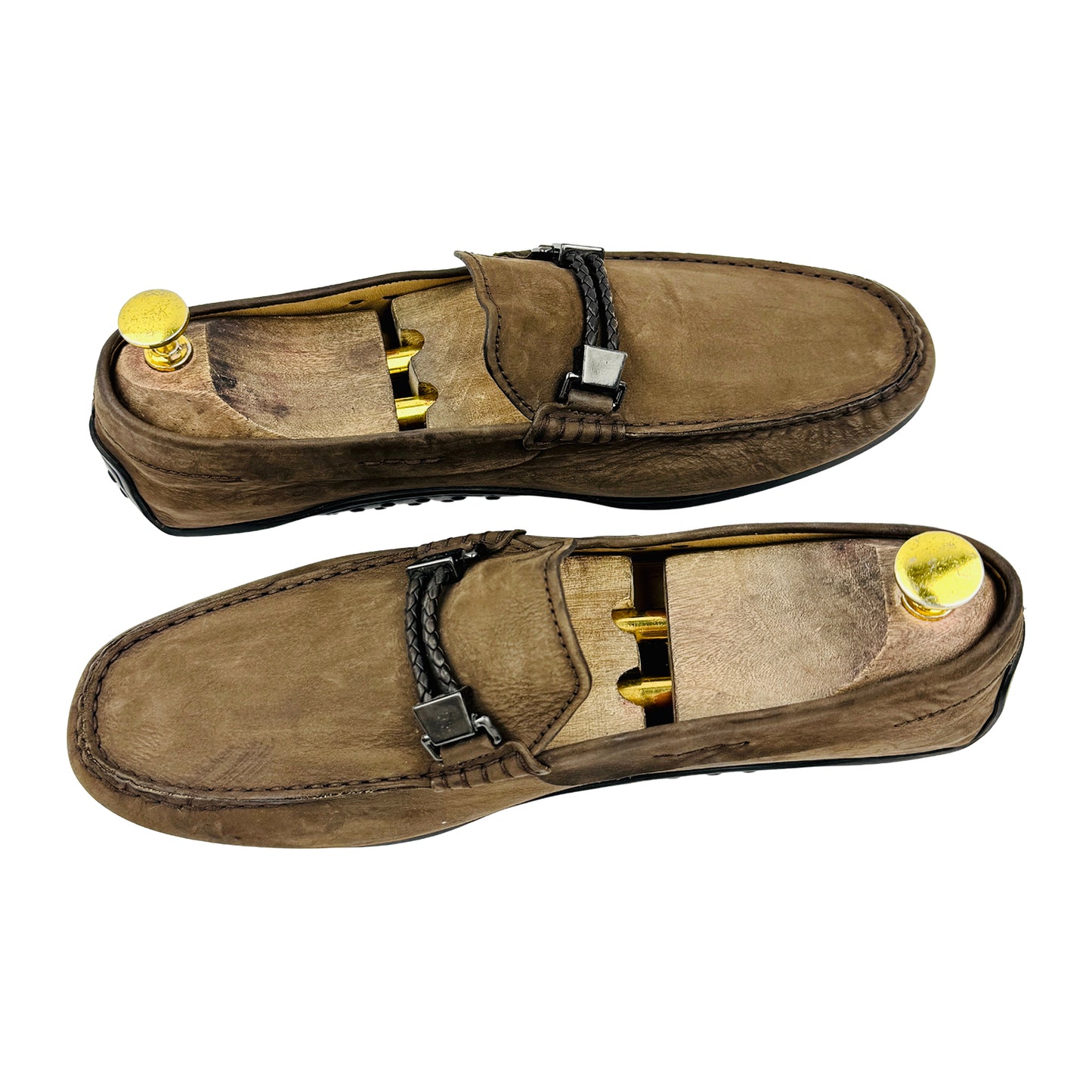 Tod's Men's Brown Suede Driving Loafers (Size 43)