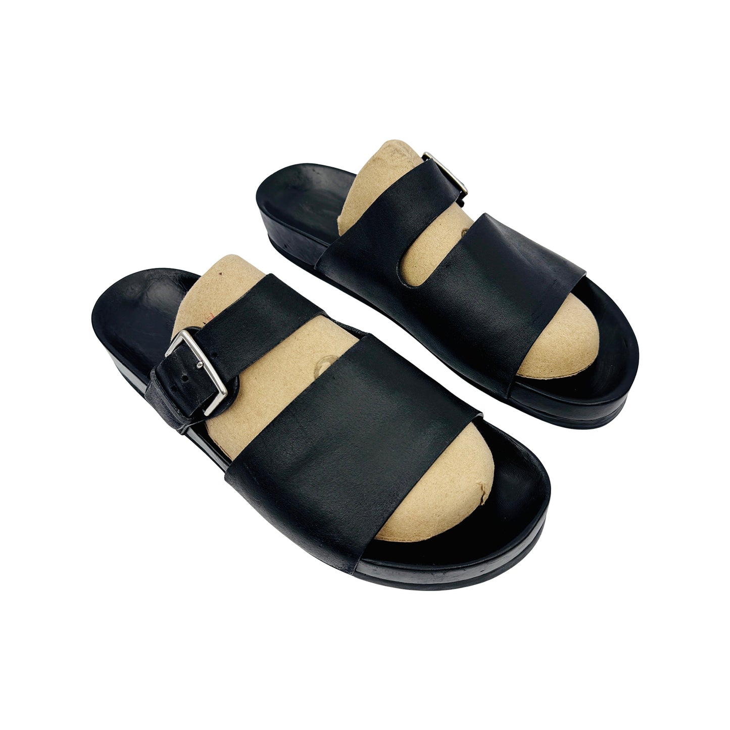 Hermes Men's Casual Leather Slides (Size 43/44)