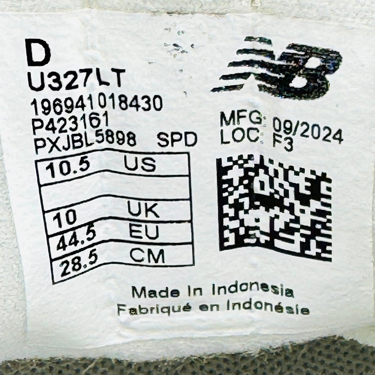 New Balance 327 Sneakers (Size 44.5) - U327LT