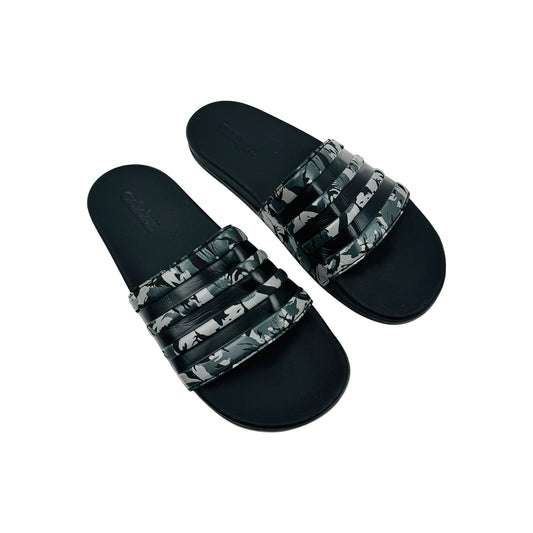 Adidas Men's Adilette 'Grey Camo' Slides (Size 44.5) - FZ1755