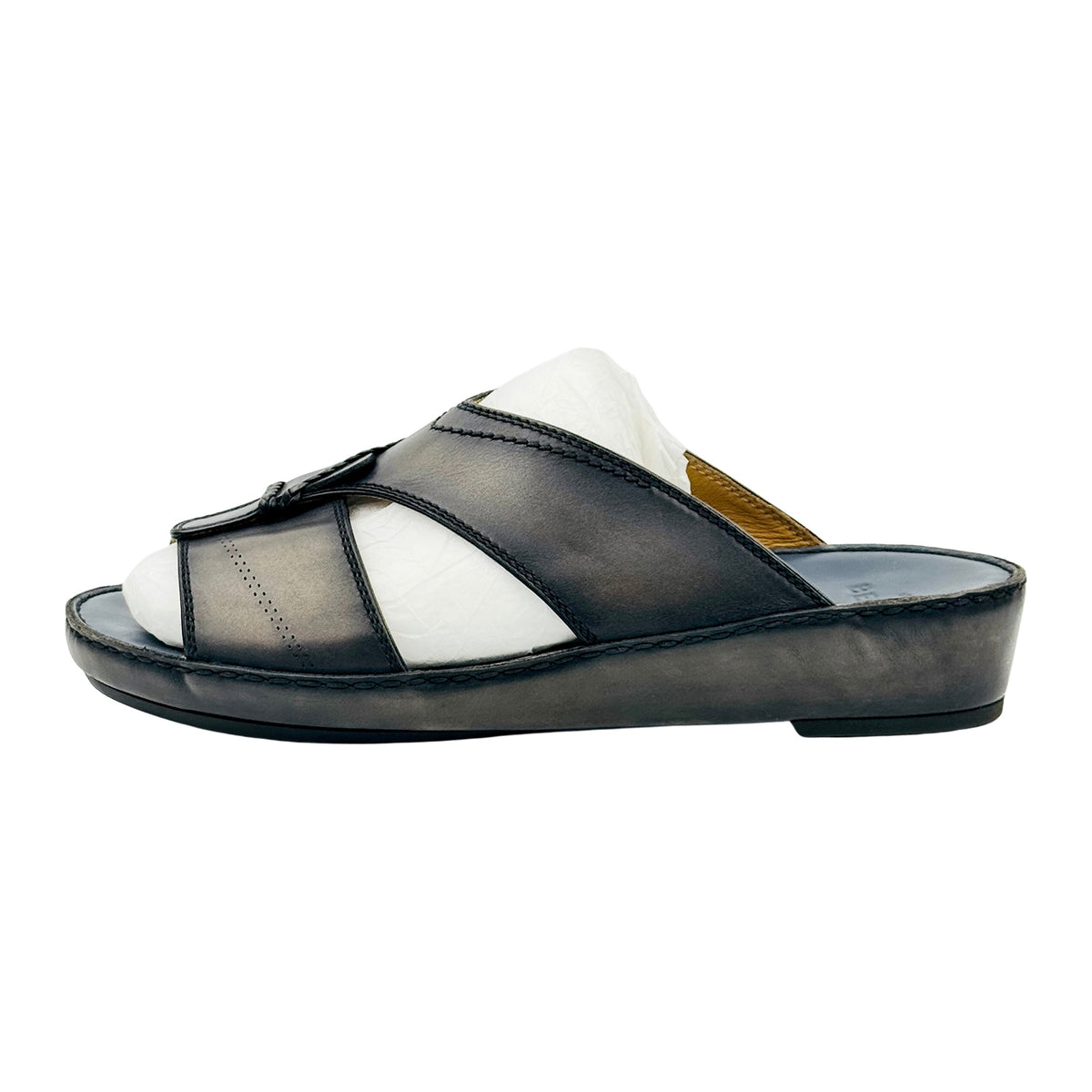 Berluti Men's Venezia Leather Slides (Size 44/44.5)
