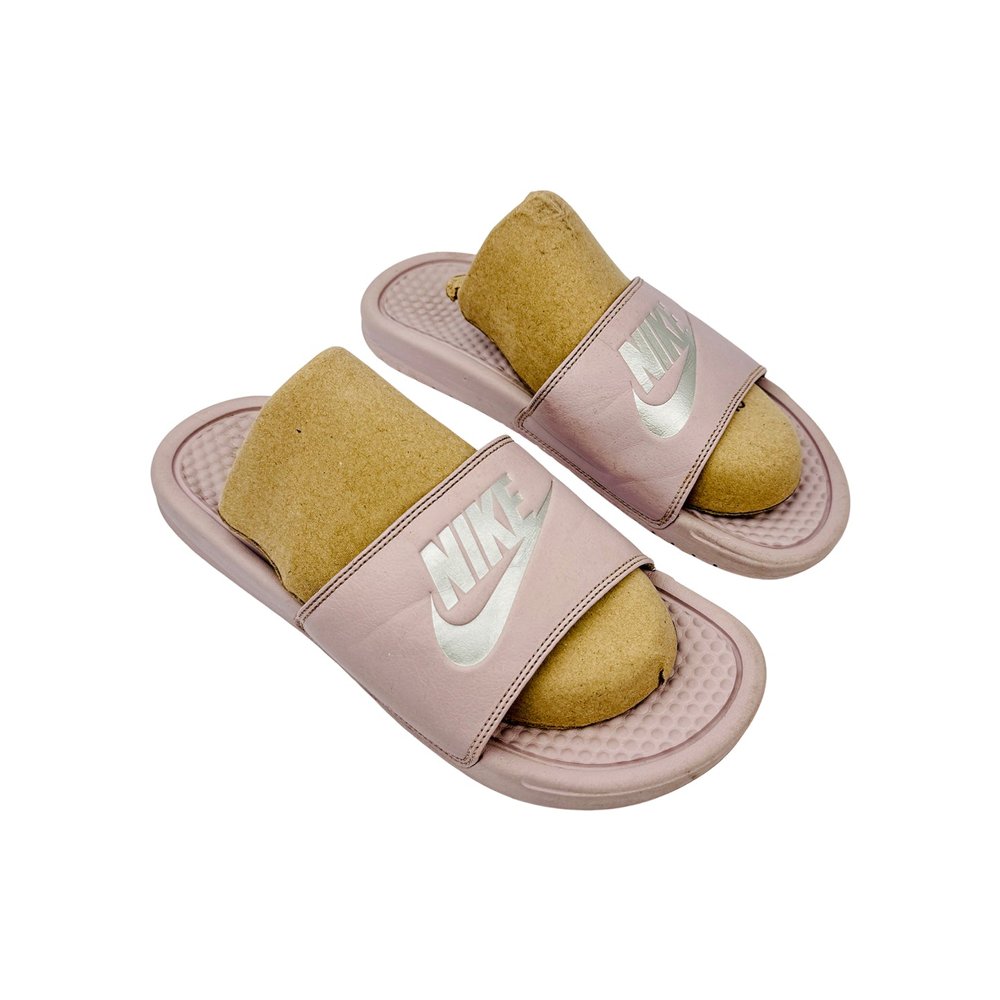 Nike Benassi JDI Rosegold Slides (Size 42/42.5) - 343881-614