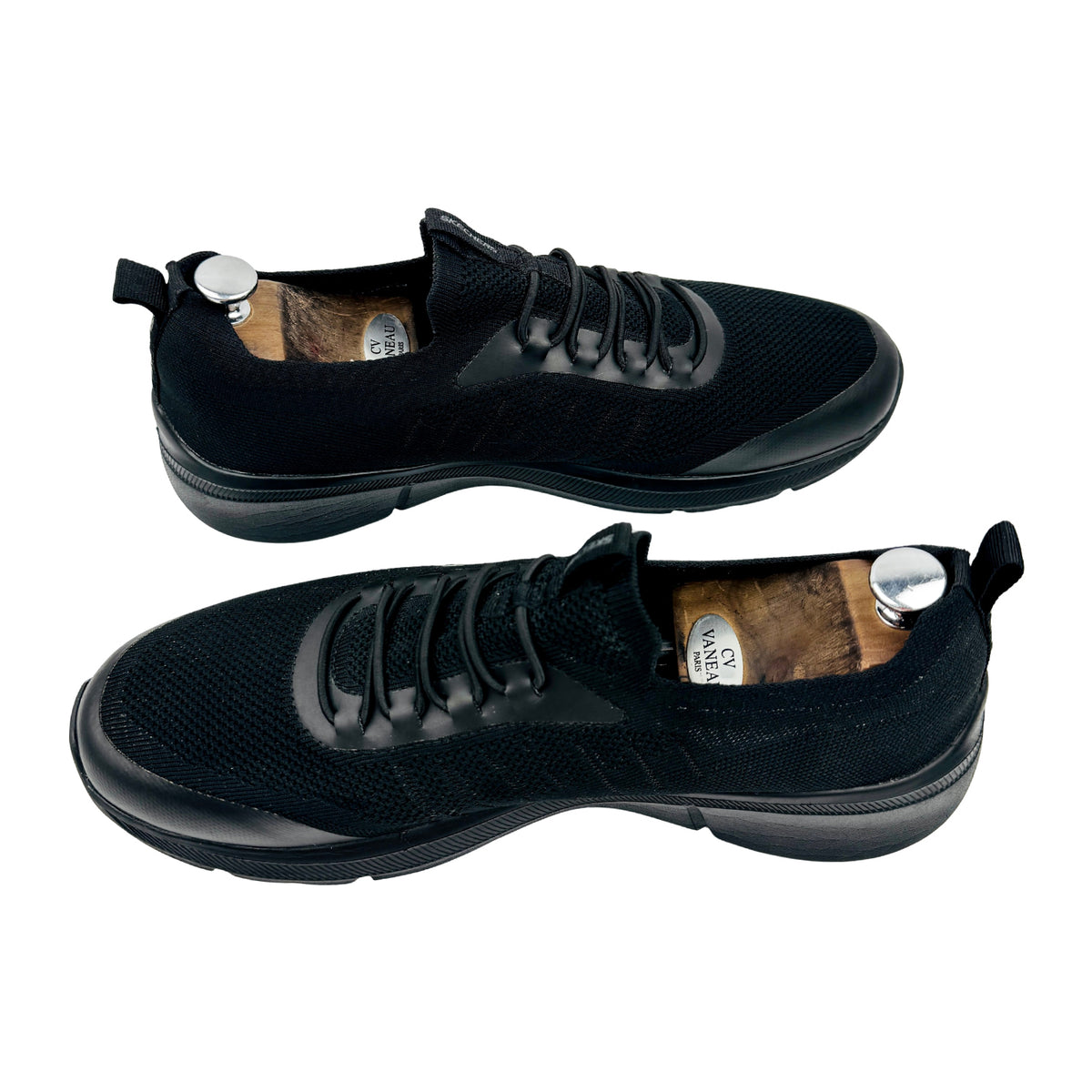 Skechers Memory Foam Mesh Knit Bungee Shoes (Size 46) - 56256 BBK