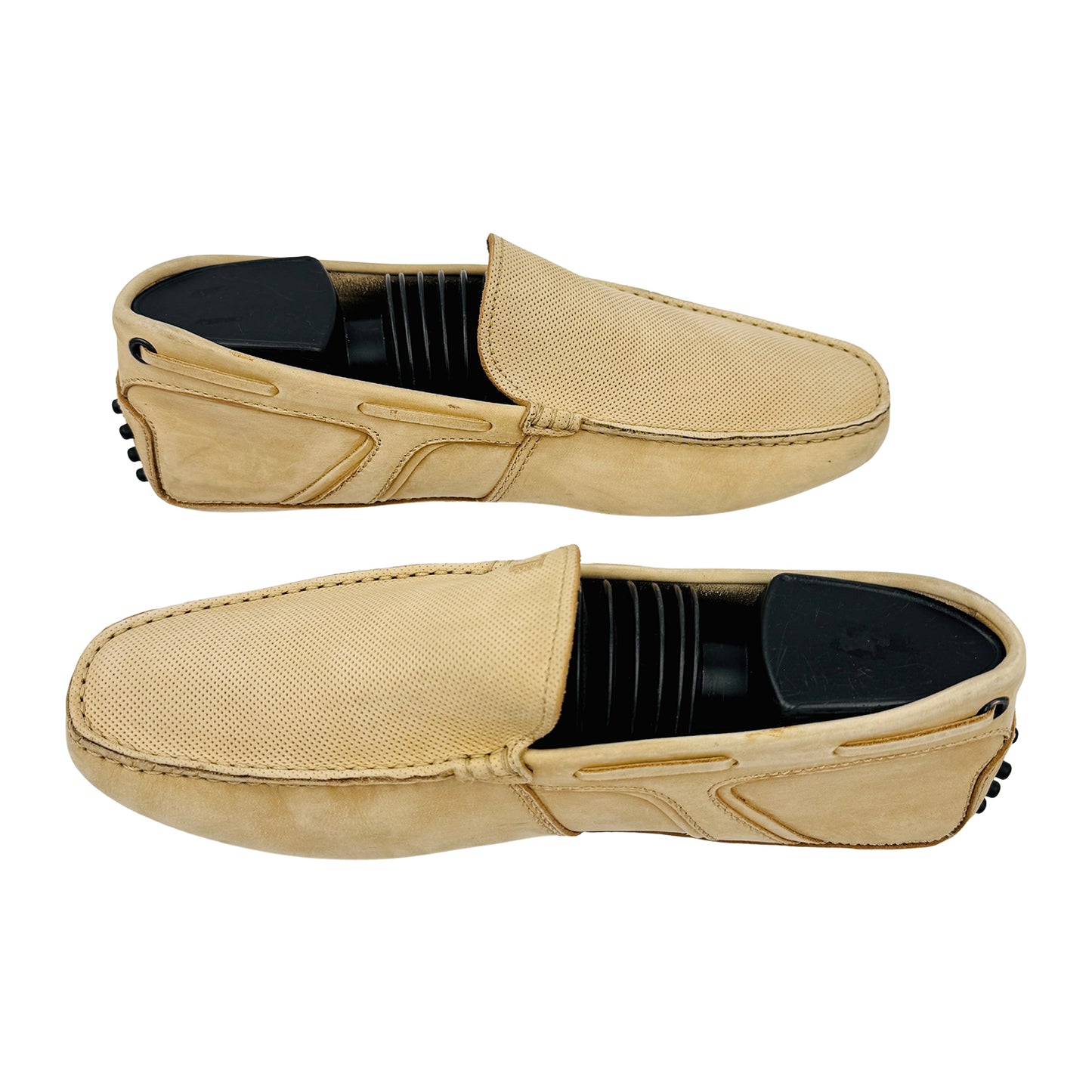 Tods Men's Gommino Driving Beige Loafers (Size 41/41.5)