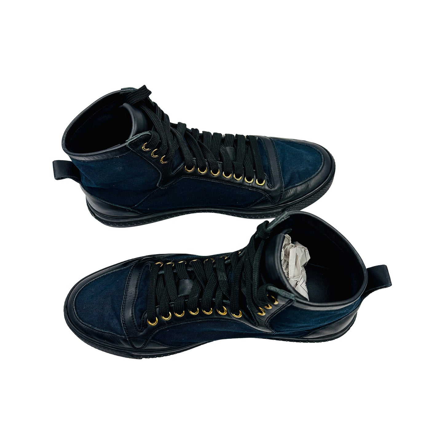 Versace Men's Tessuto-Vitello Sneakers (Size 40.5/41)