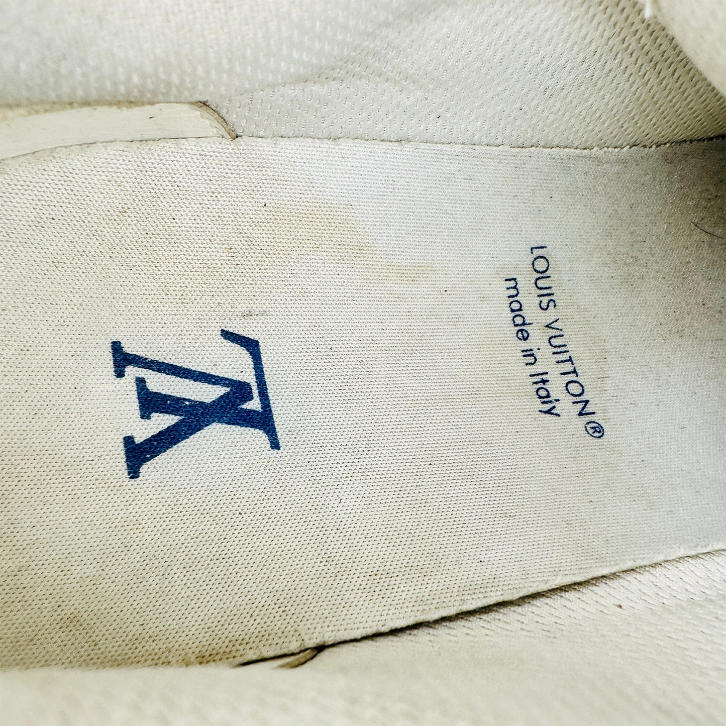 Louis Vuitton Men's LV Trainer Blue Sneakers (Size 41/41.5)