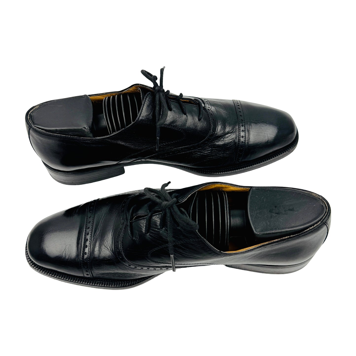 Bally Men's Black Leather Oxford Shoes (Size 41/41.5)