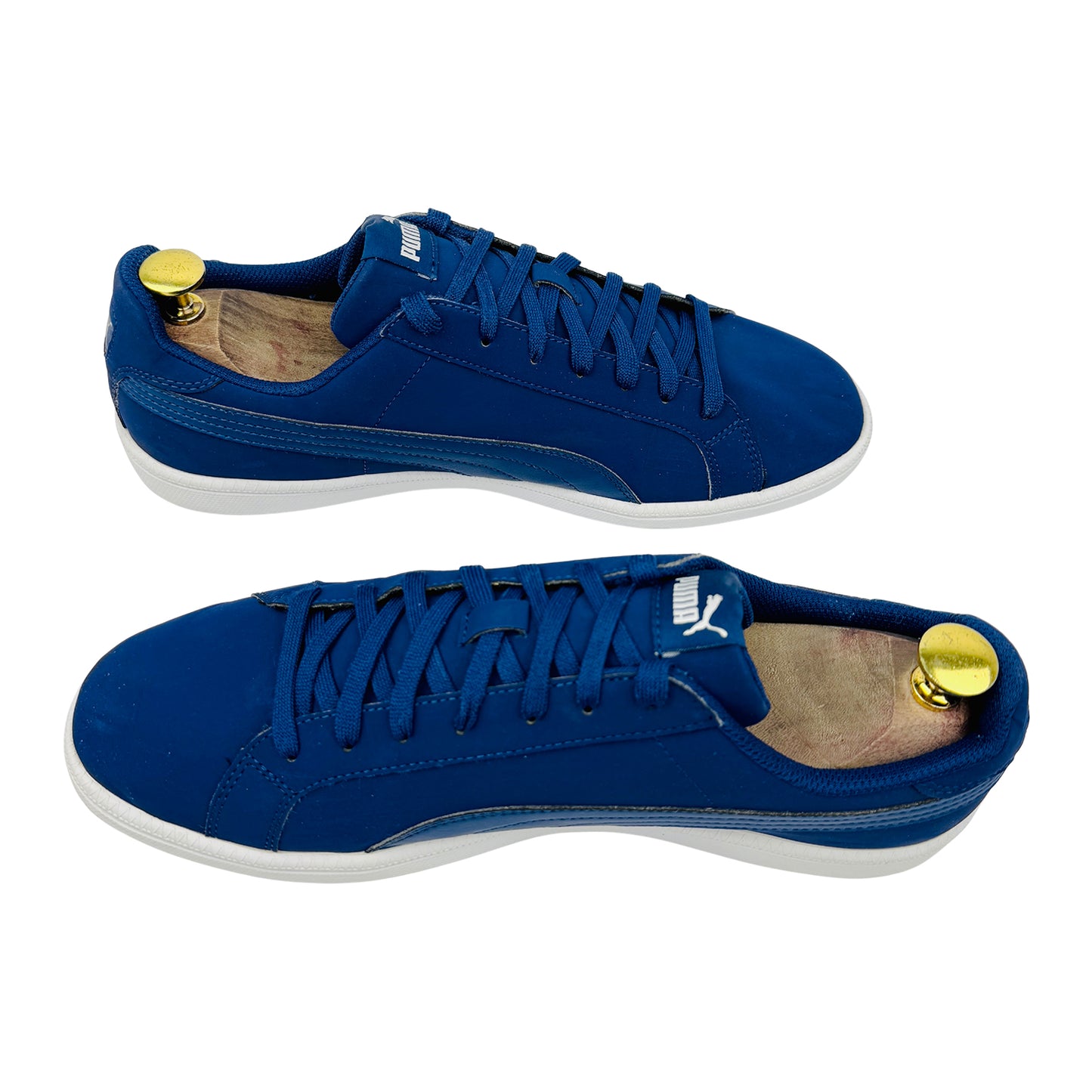 Puma Smash Buck Blue Sneakers (Size 43) - 356753-28