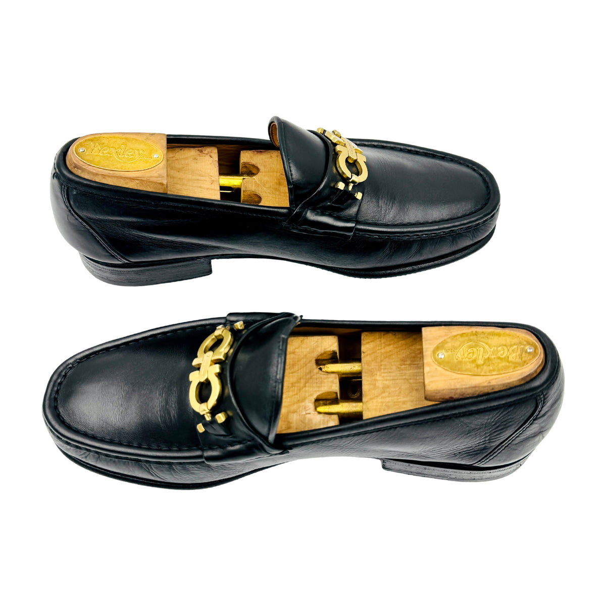 Salvatore Ferragamo Gancini Bit Leather Loafers (Size 40/40.5) - UR42165