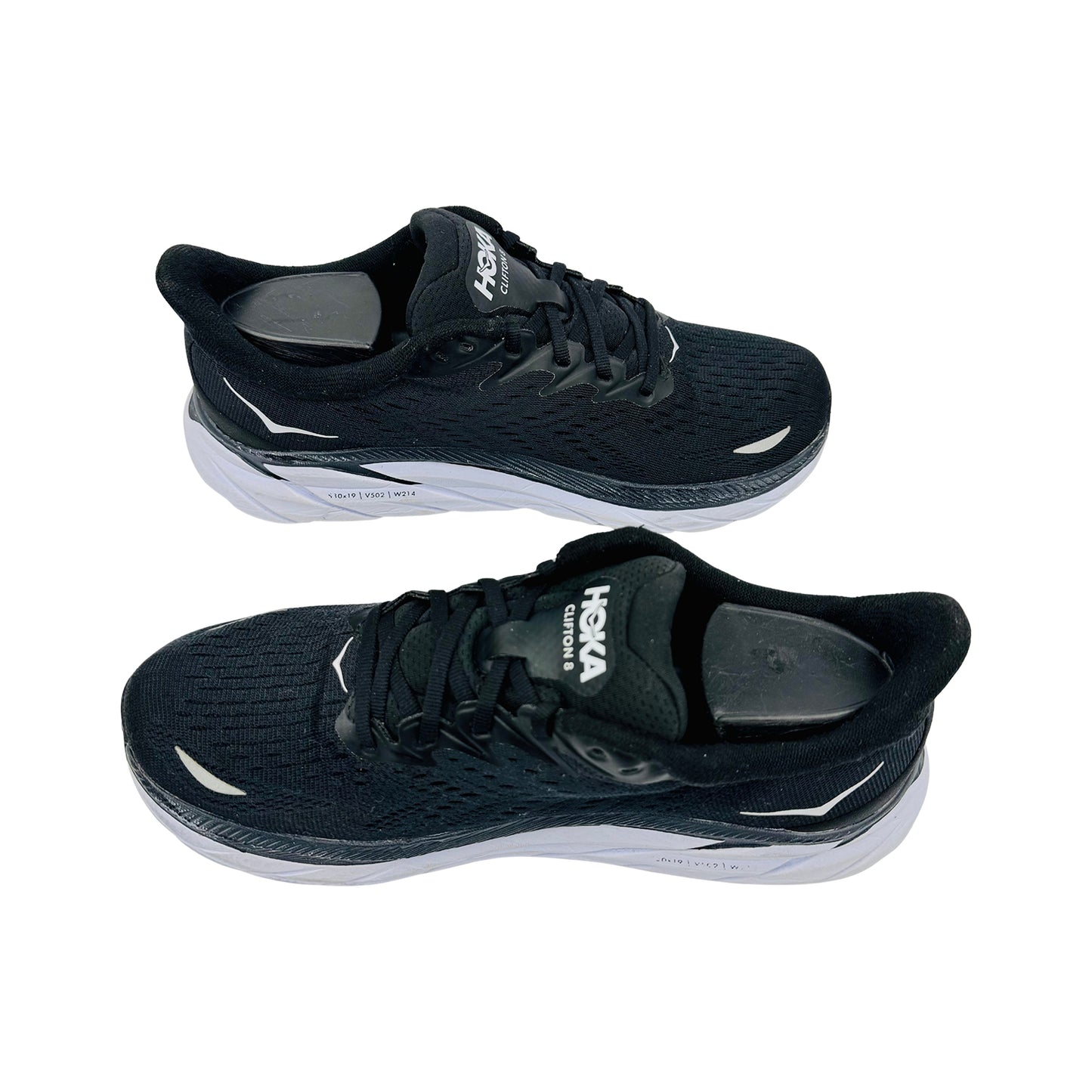 Hoka One One Clifton 8 Shoes (Size 40/40.5) - 1119394 BWHT