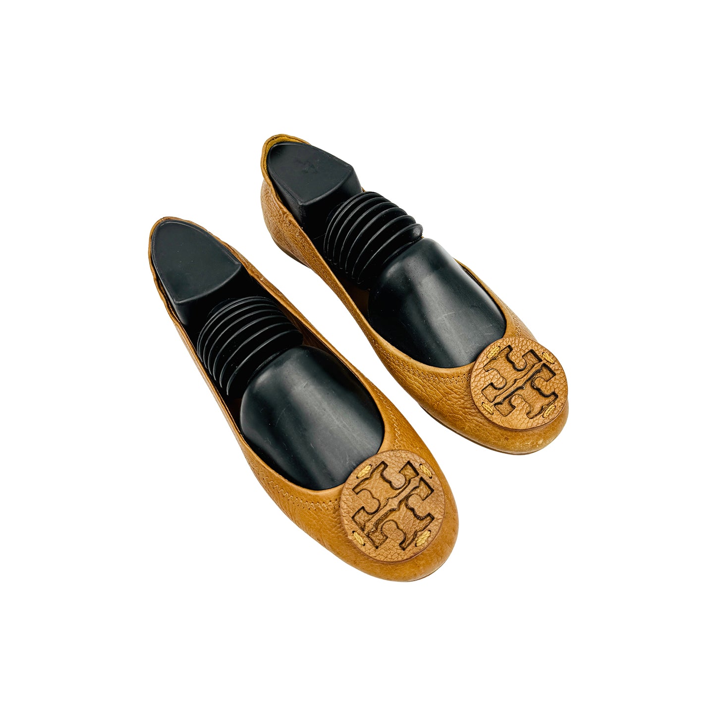 Tory Burch Reva Tan Ballet Flats (Size 38.5)