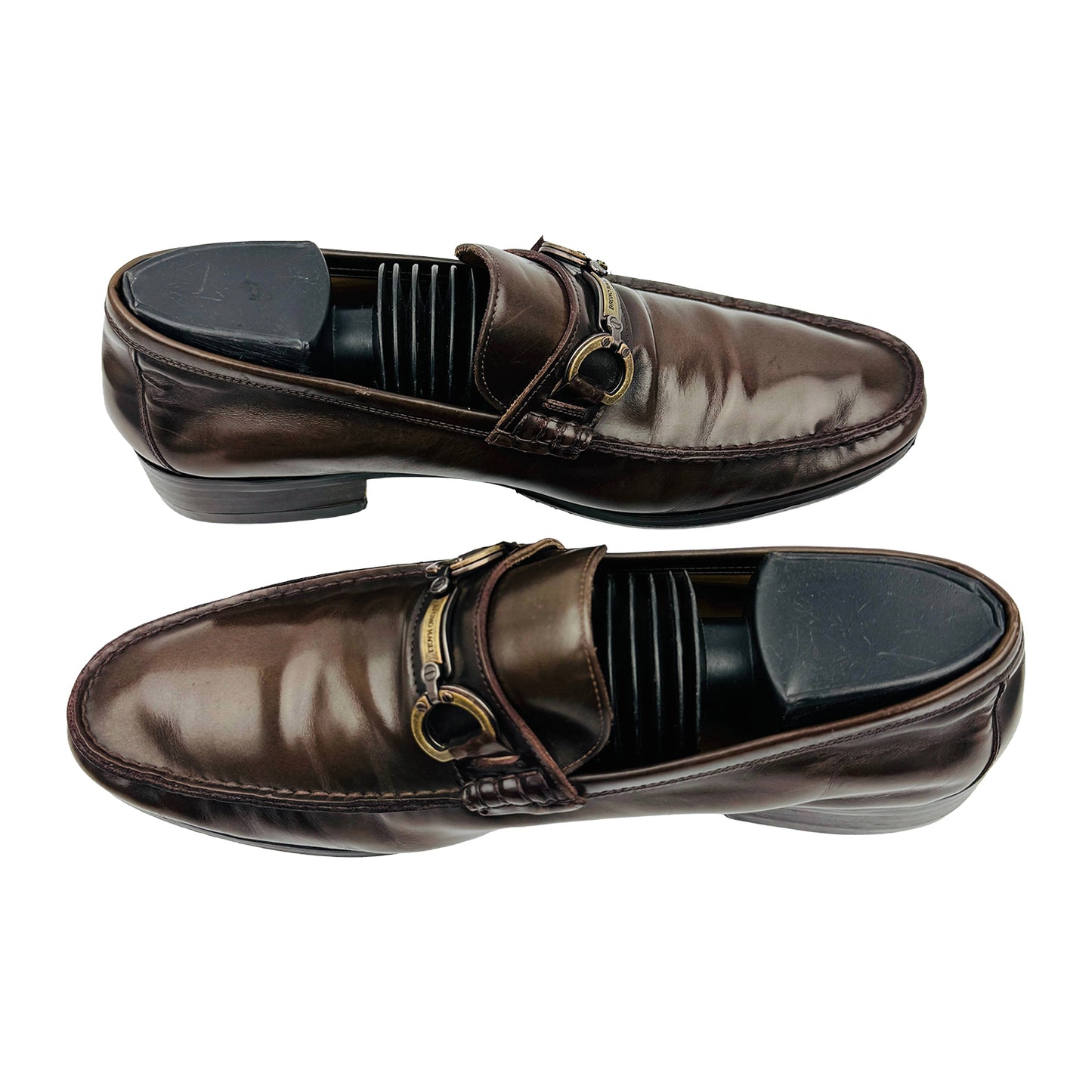 Bruno Magli Men's Brown Leather Loafers (Size 41)