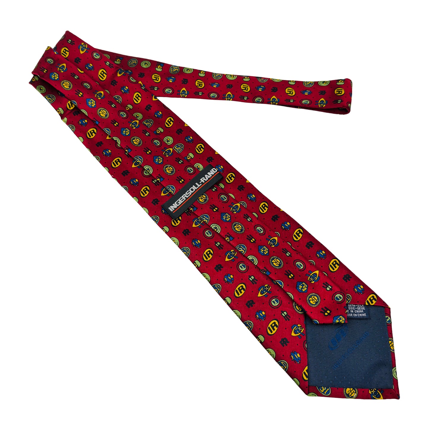 Ingersoll Rand Red 'Logo Pattern' Tie (Size Regular)