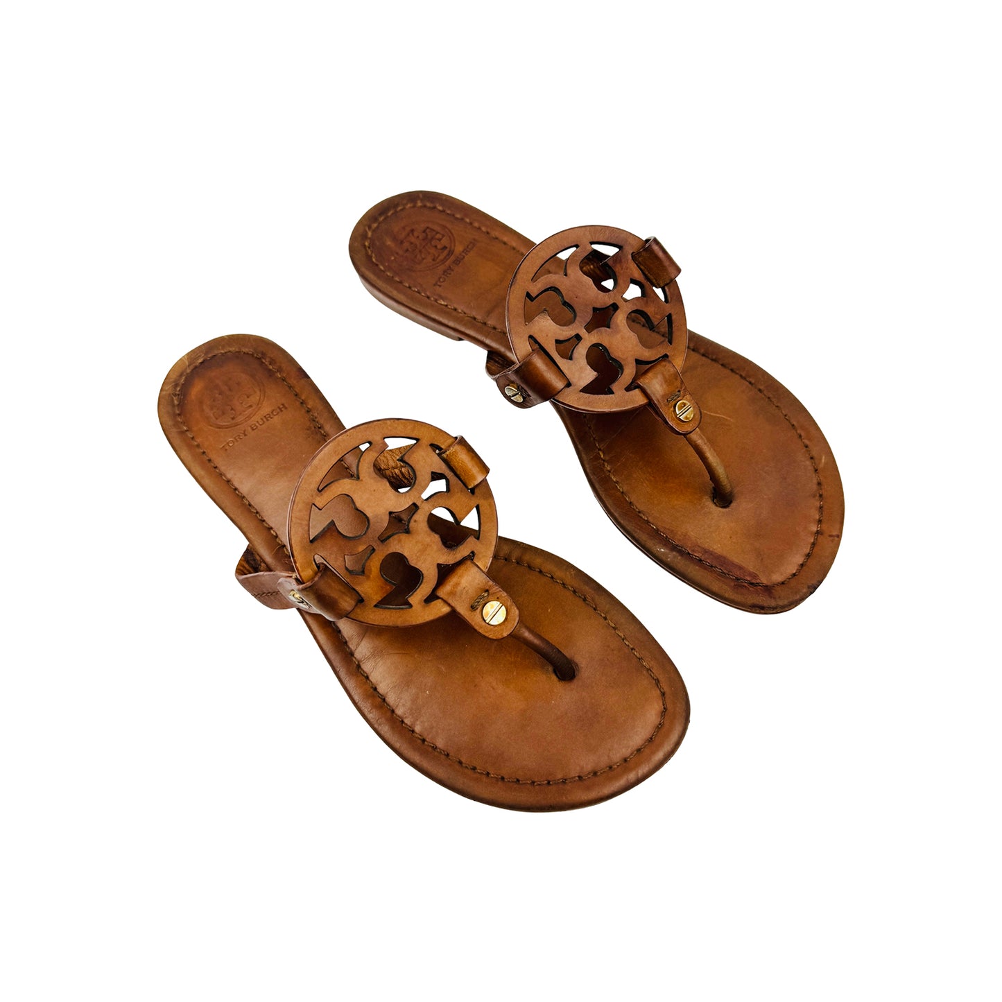 Tory Burch Miller Dark Brown Slippers (Size 36) - 5930