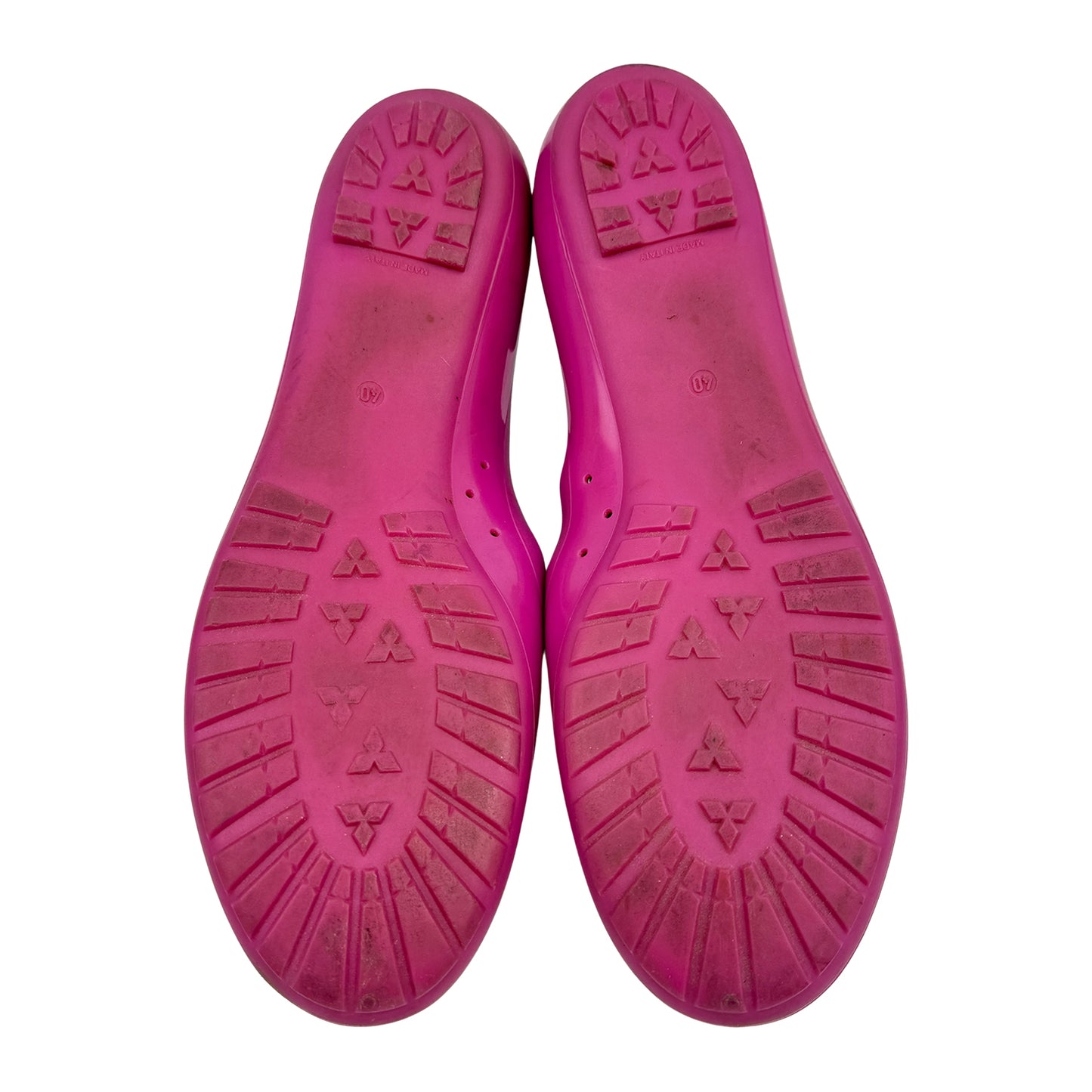 Armani Jeans Women's Pink Ballet Flats (Size 40)