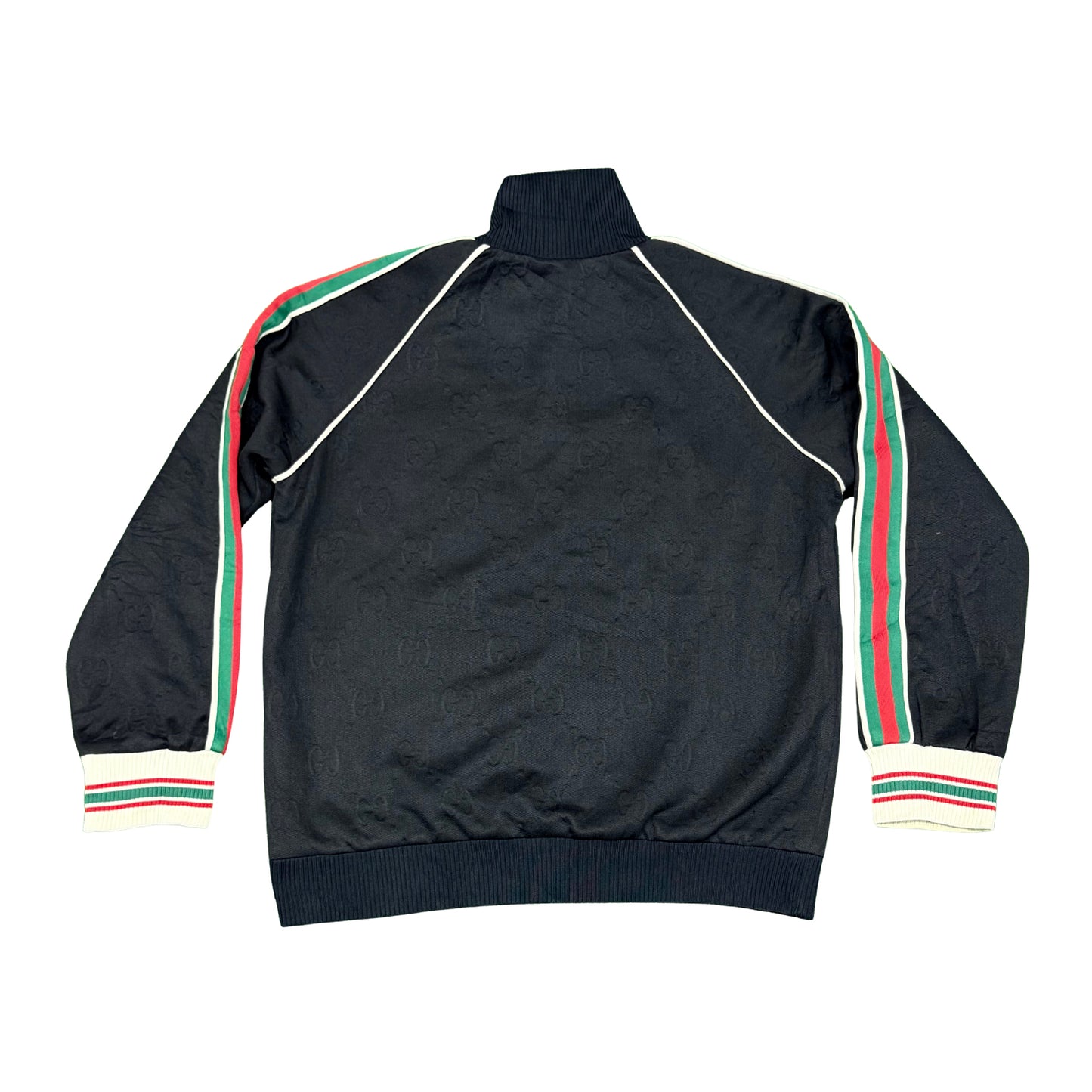 Gucci Logo-Jacquard Tech Track Jacket (Size Large)
