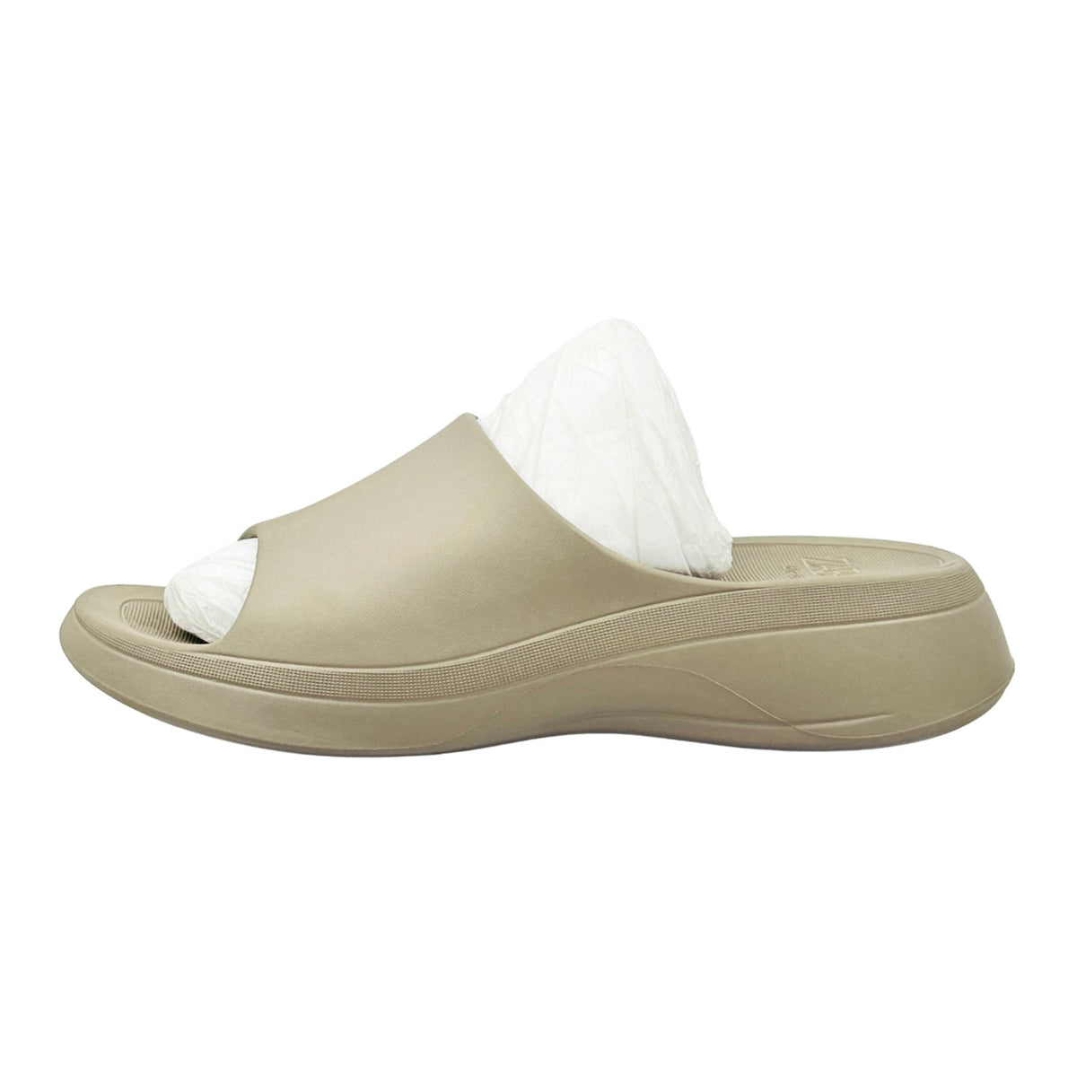 Zara Platform 'Beige Sand' Rubber Slides (Size 40/41)