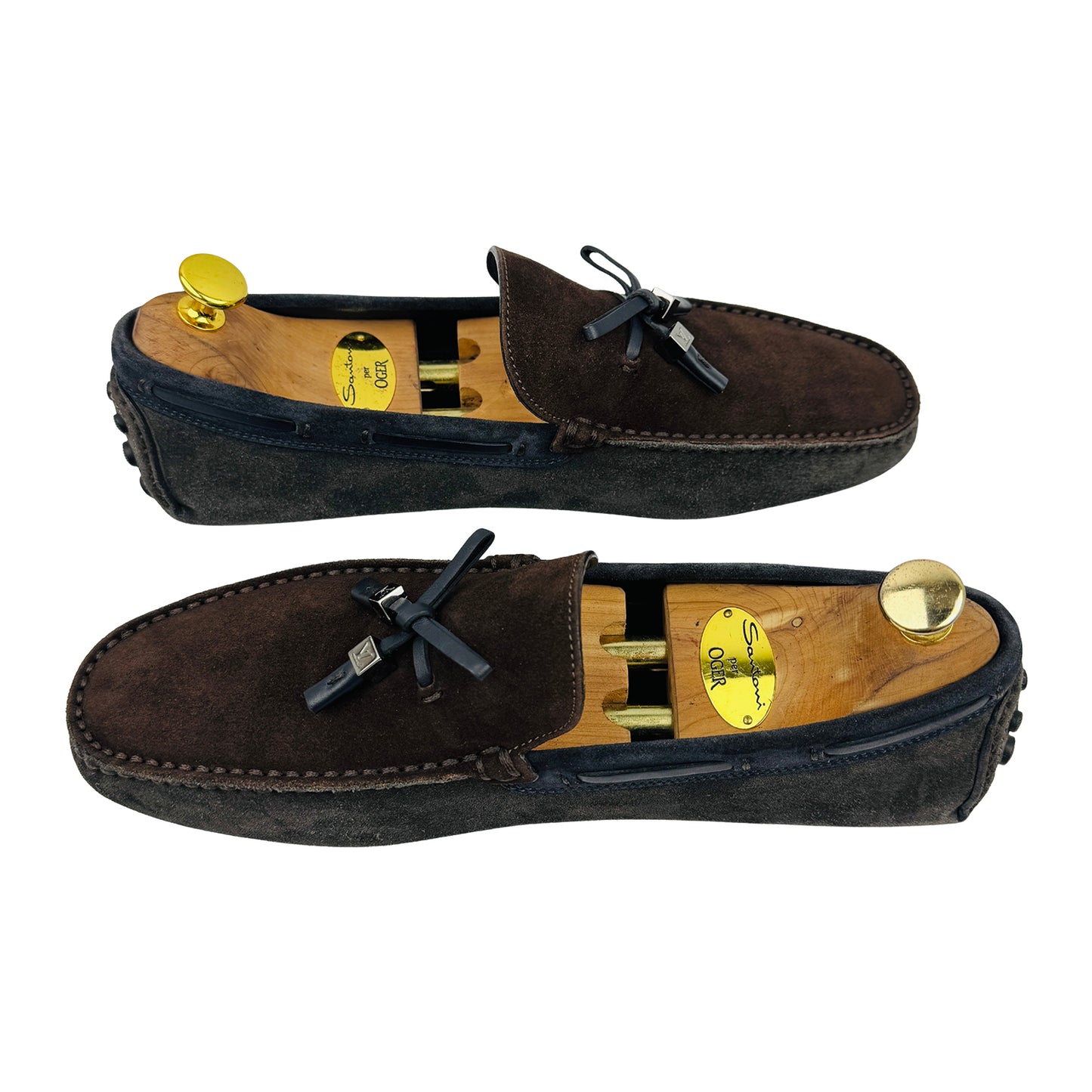 Louis Vuitton Dark Brown Leather Tassel Loafers (Size 43.5)